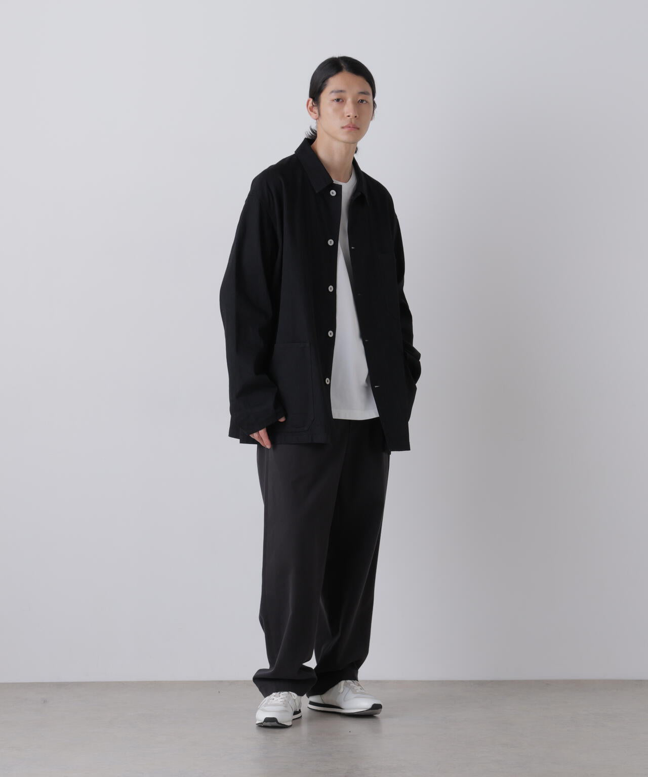 Y / [UNISEX] ORGANIC COTTON LIGHT DENIM COVERALL JACKET | YLÈVE