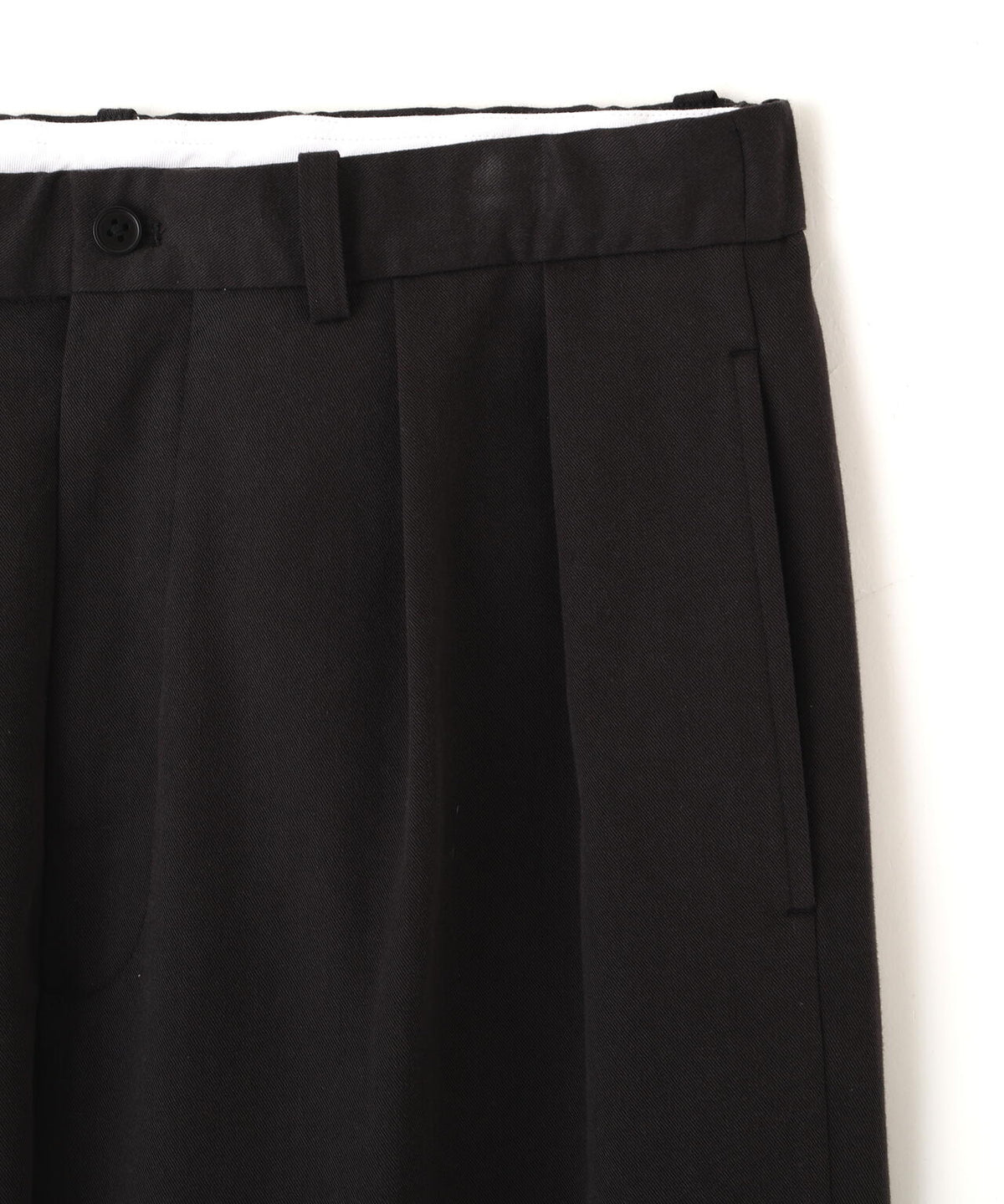 Ｙ /  [UNISEX] ORGANIC COTTON TENCEL CHINO TROUSERS