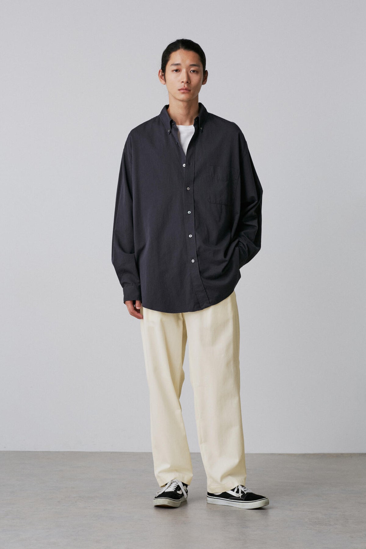 Ｙ /  [UNISEX] ORGANIC COTTON TENCEL CHINO TROUSERS
