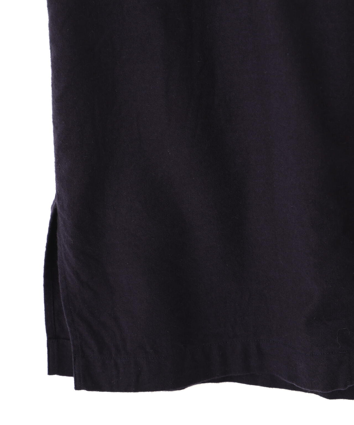 Ｙ /  [UNISEX] BRUSHED ORGANIC COTTON TENCEL OPEN COLLAR SHIRT