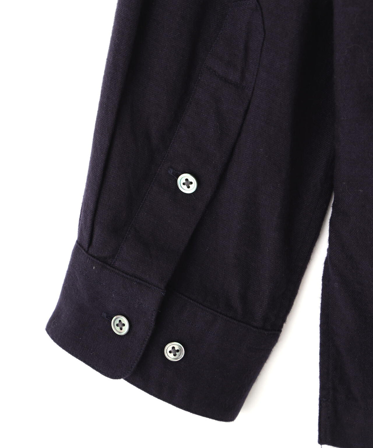 Ｙ /  [UNISEX] BRUSHED ORGANIC COTTON TENCEL OPEN COLLAR SHIRT
