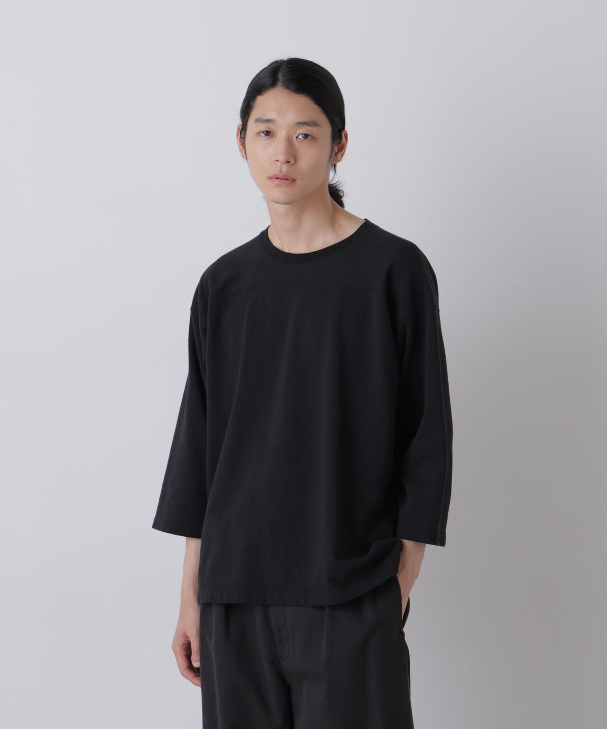 Ｙ /  [UNISEX] ORGANIC COTTON BLEND LIGHT WEIGHT FLEECE FOOTBALL T