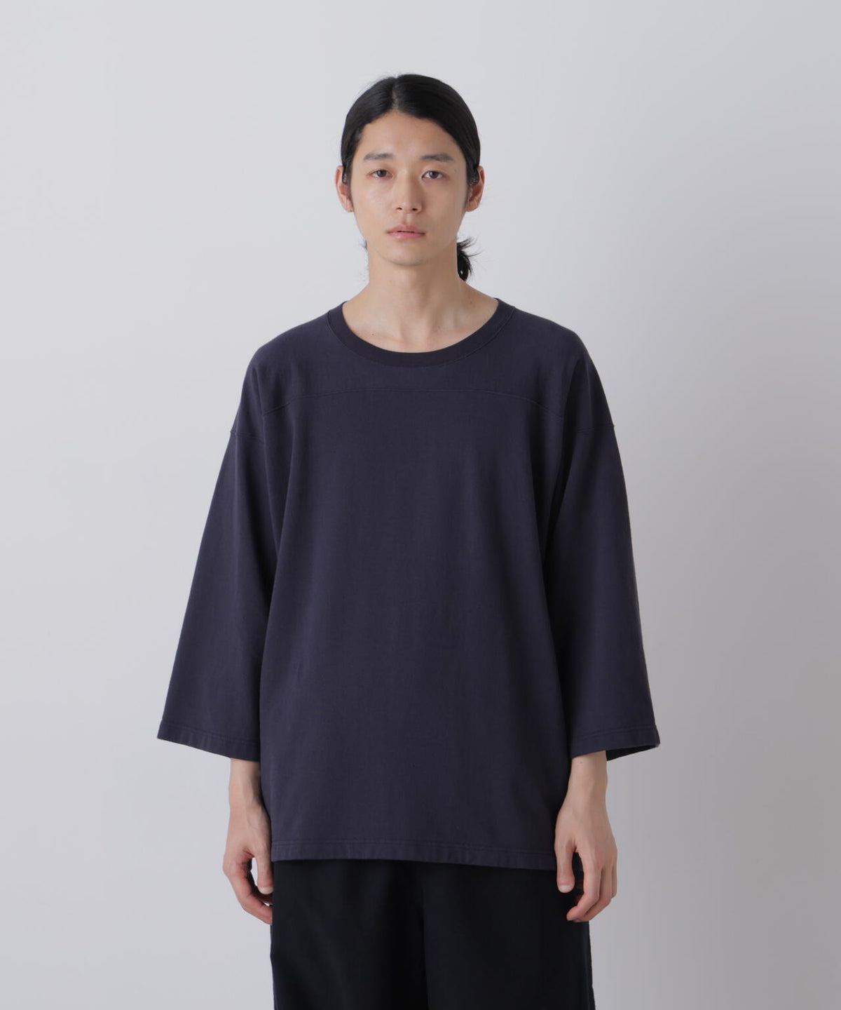 Ｙ /  [UNISEX] ORGANIC COTTON BLEND LIGHT WEIGHT FLEECE FOOTBALL T