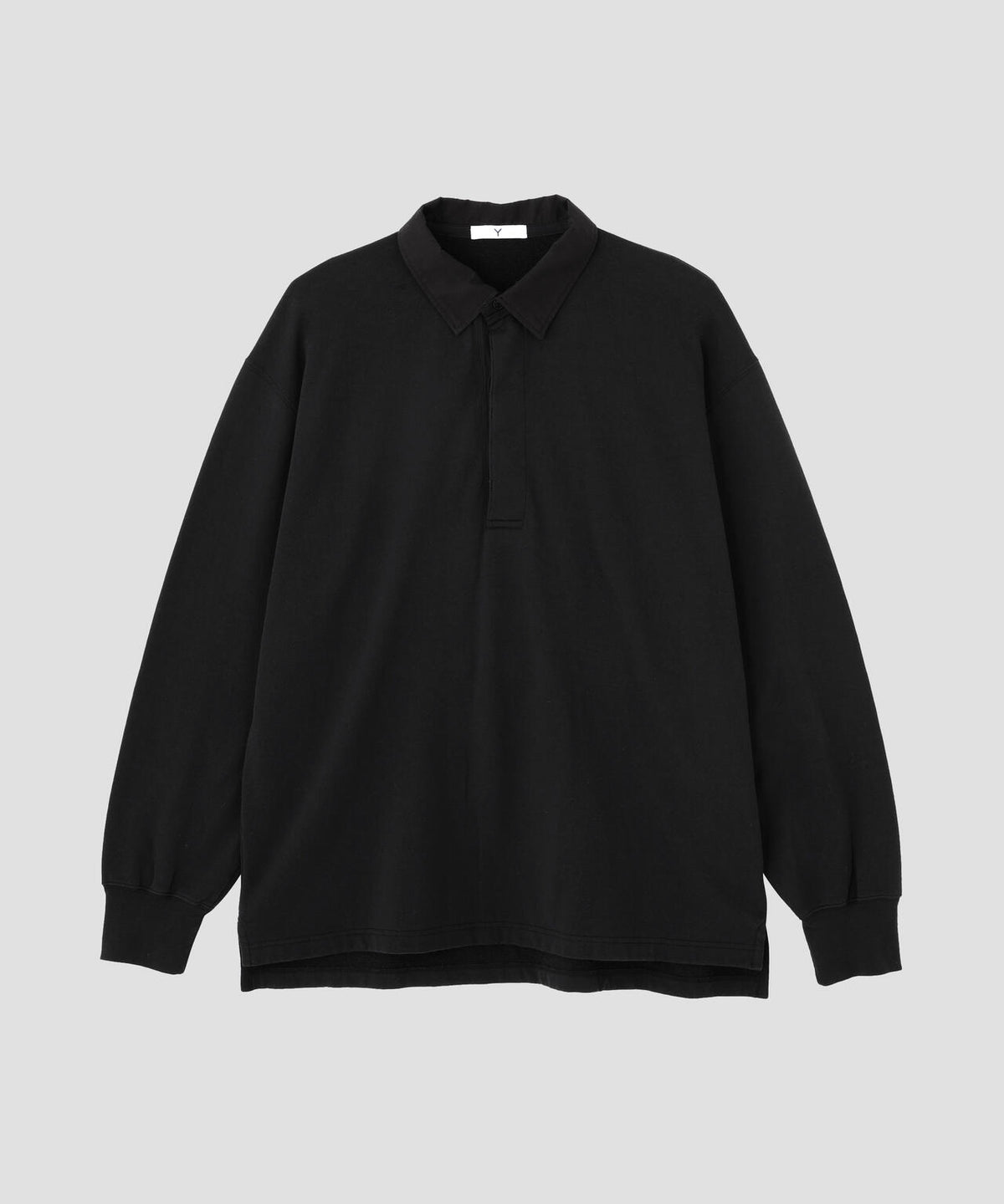 Ｙ /  [UNISEX] ORGANIC COTTON BLEND LIGHT WEIGHT FLEECE RUGBY SHIRT