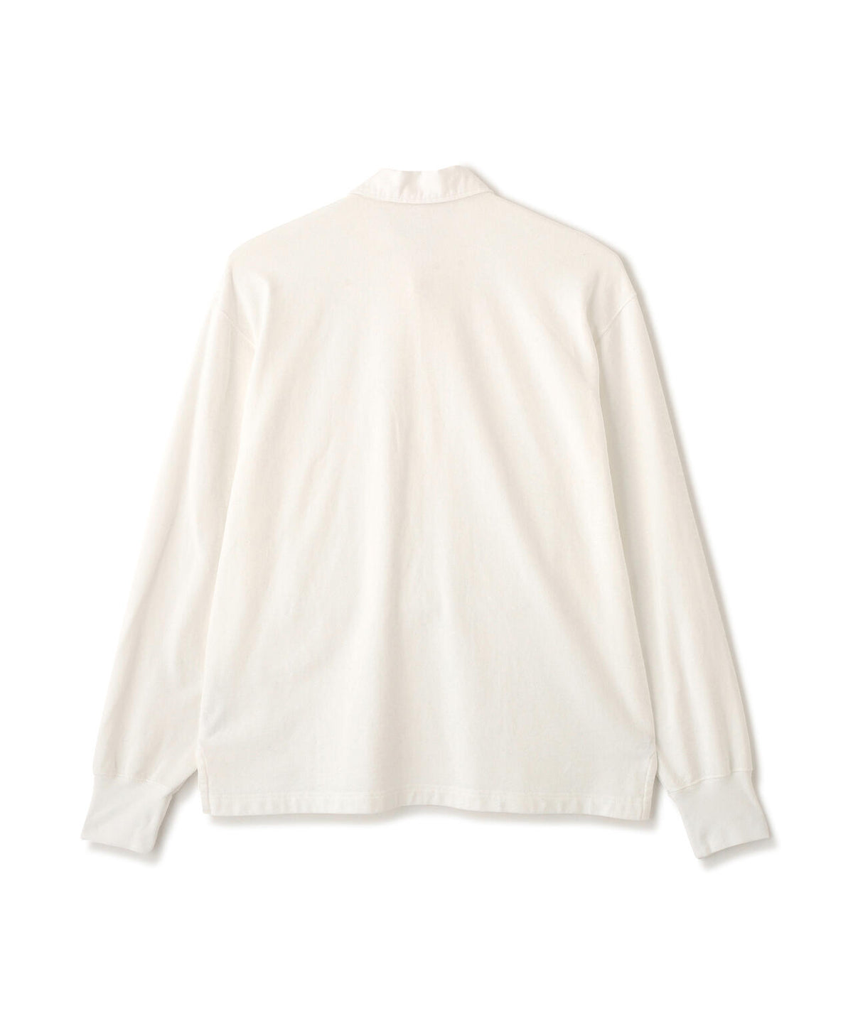 Ｙ /  [UNISEX] ORGANIC COTTON BLEND LIGHT WEIGHT FLEECE RUGBY SHIRT