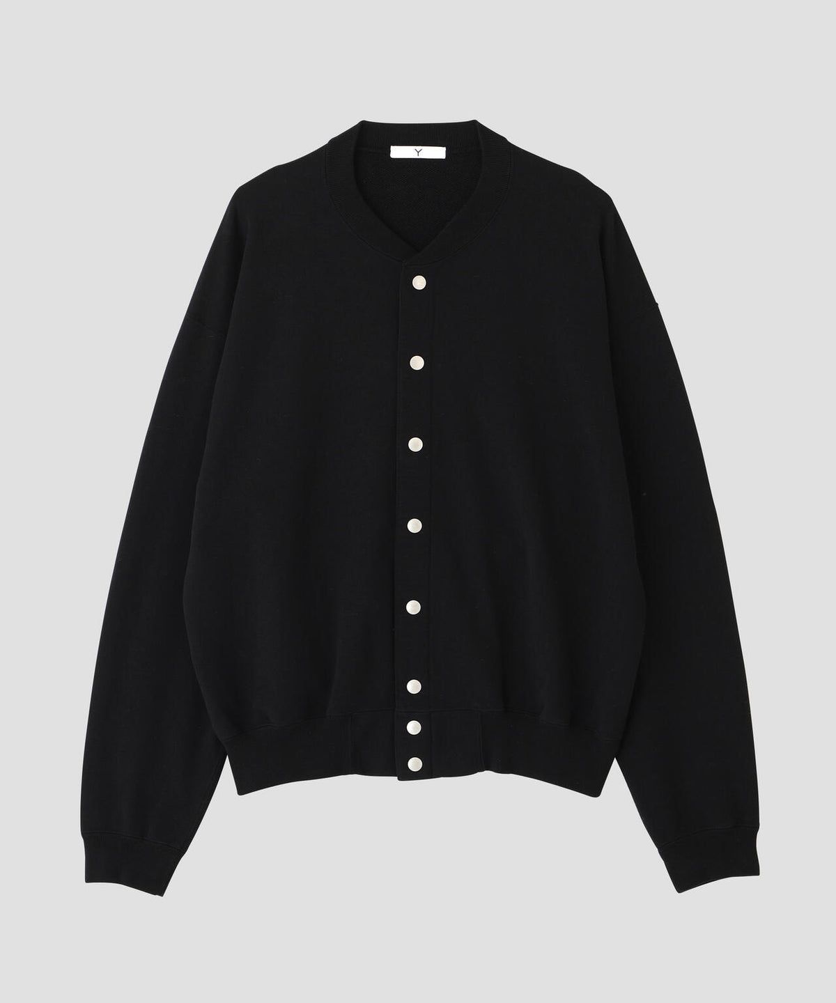 Ｙ /  [UNISEX] ORGANIC COTTON HEAVY WEIGHT FLEECE SNAP CARDIGAN