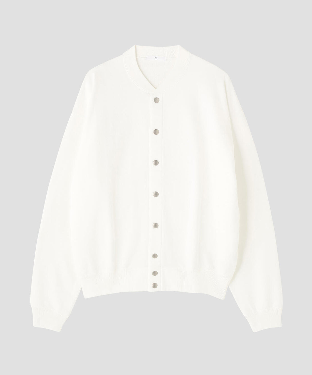 Ｙ /  [UNISEX] ORGANIC COTTON HEAVY WEIGHT FLEECE SNAP CARDIGAN