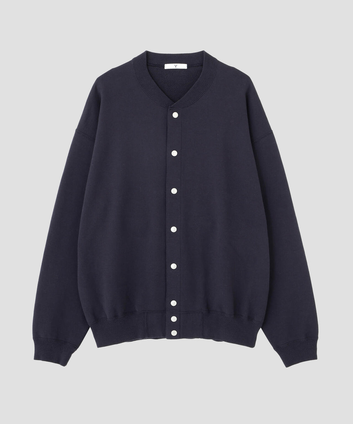 Ｙ /  [UNISEX] ORGANIC COTTON HEAVY WEIGHT FLEECE SNAP CARDIGAN