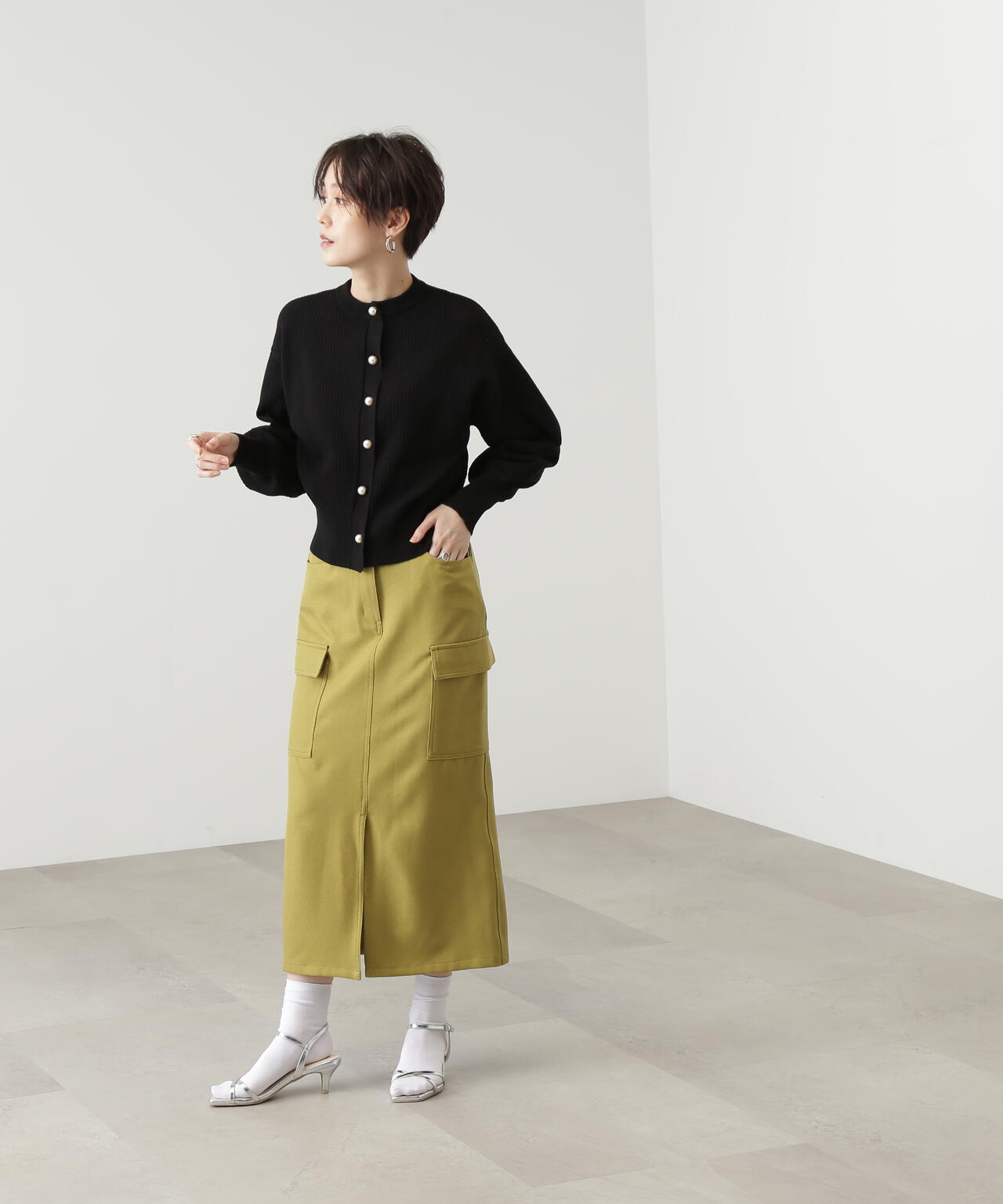 168cm/B76/W60/H86 着用サイズ：M