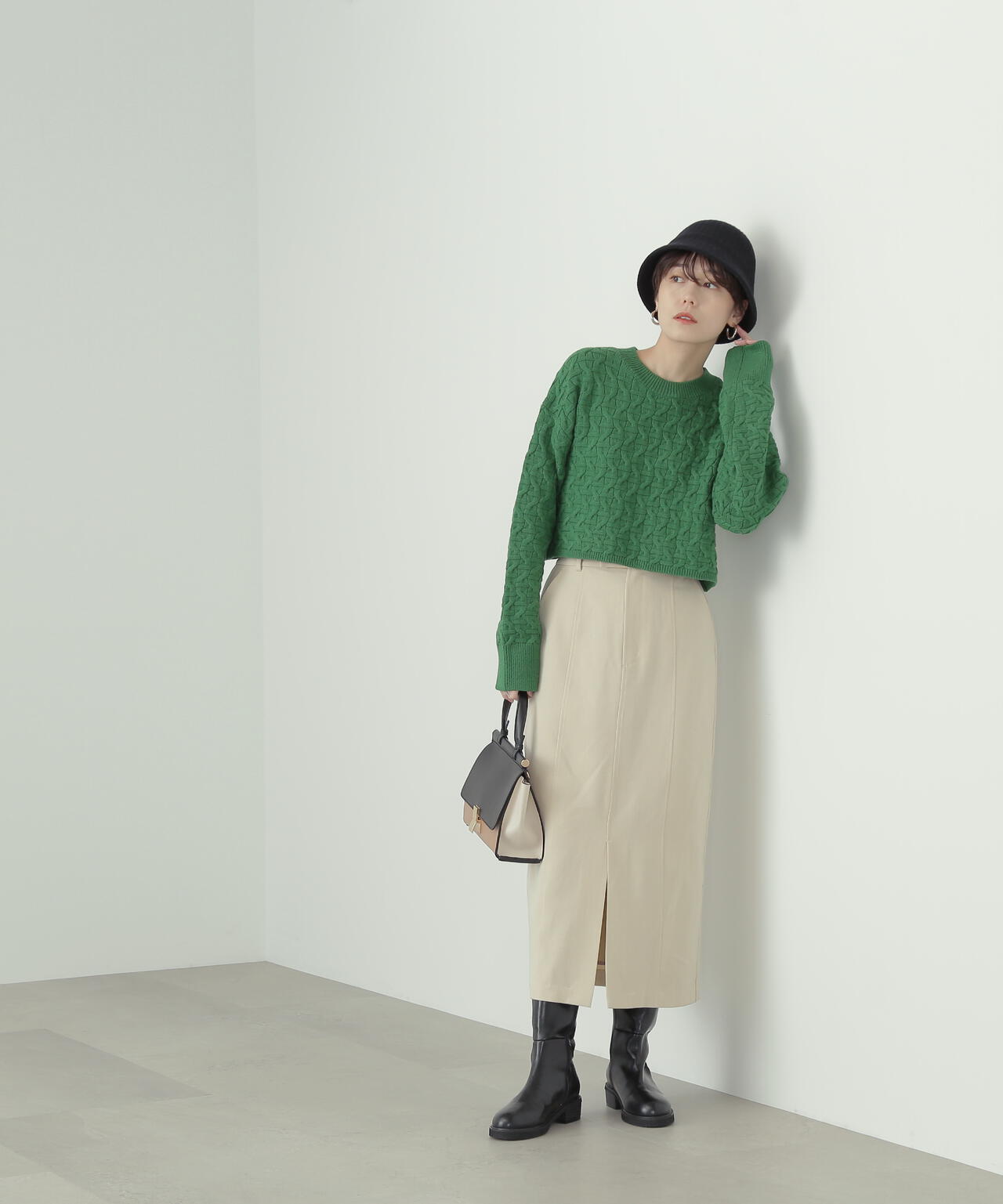 168cm/B76/W60/H86 着用サイズ：M