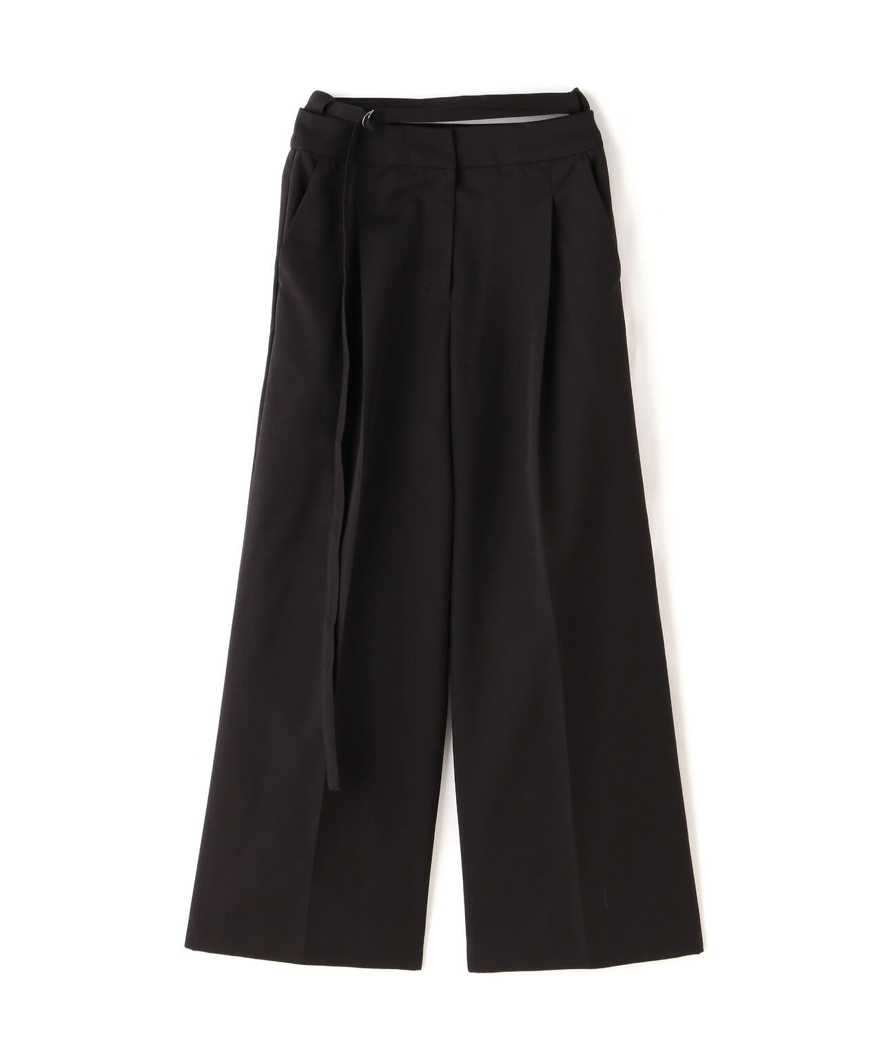 ロングストラップベルトワイドパンツ