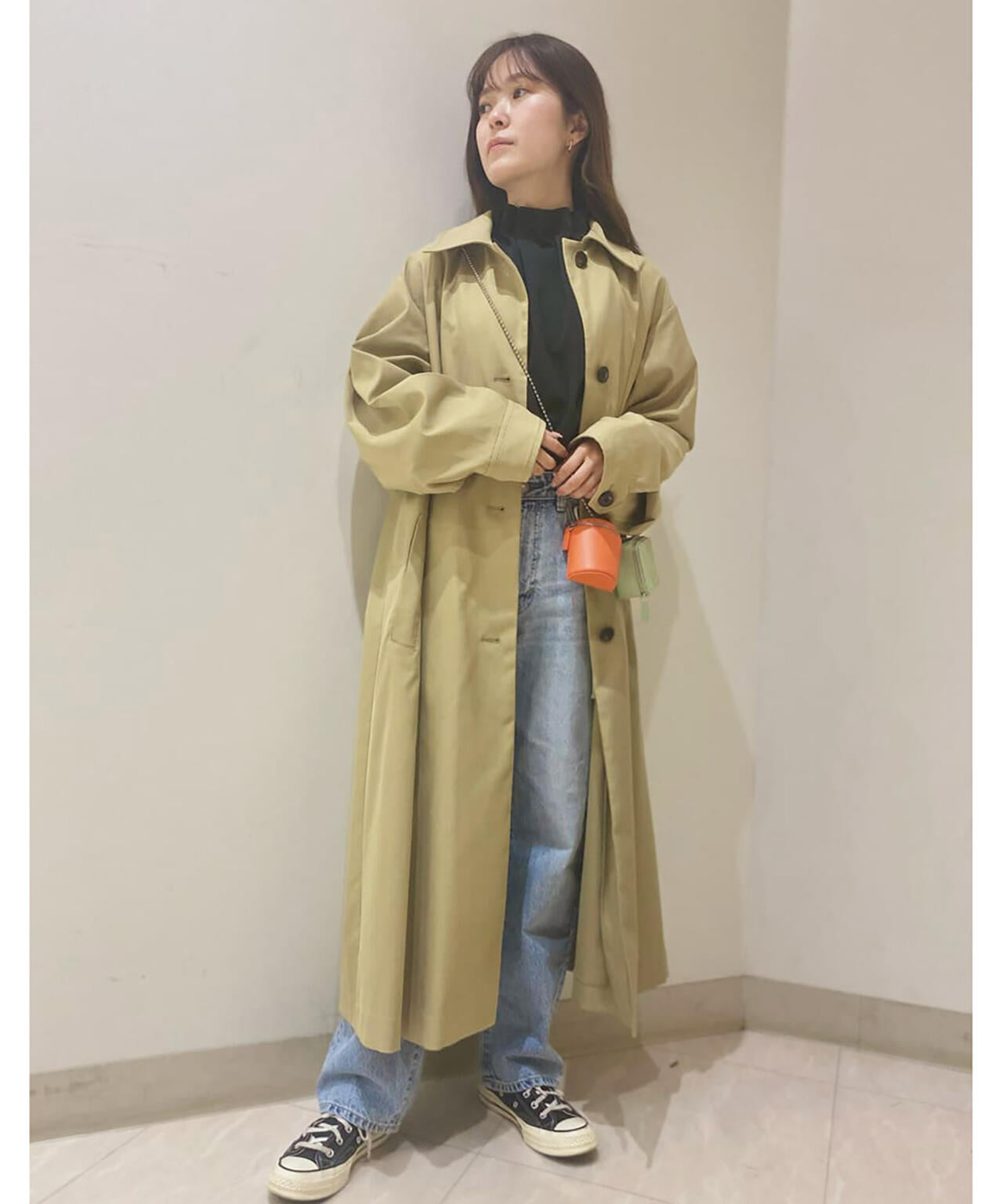 159cm 着用サイズ：S