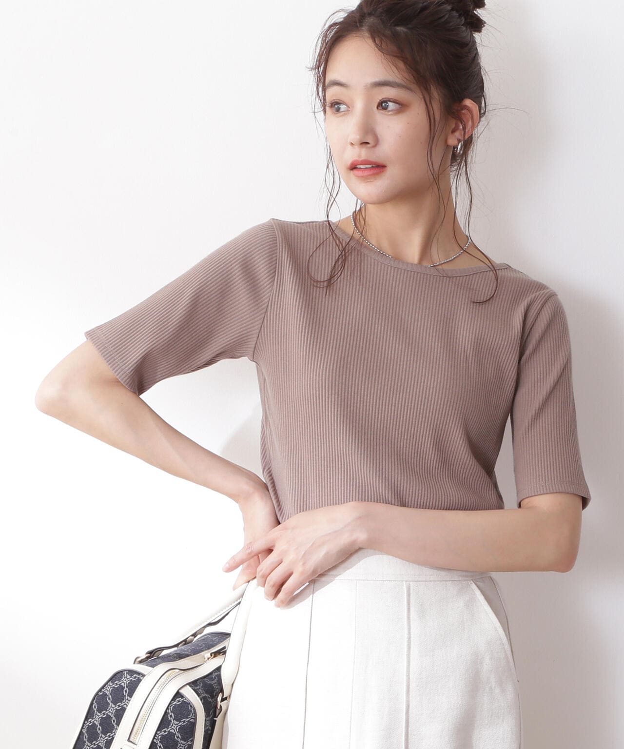 三角テレコ半袖Ｔシャツ