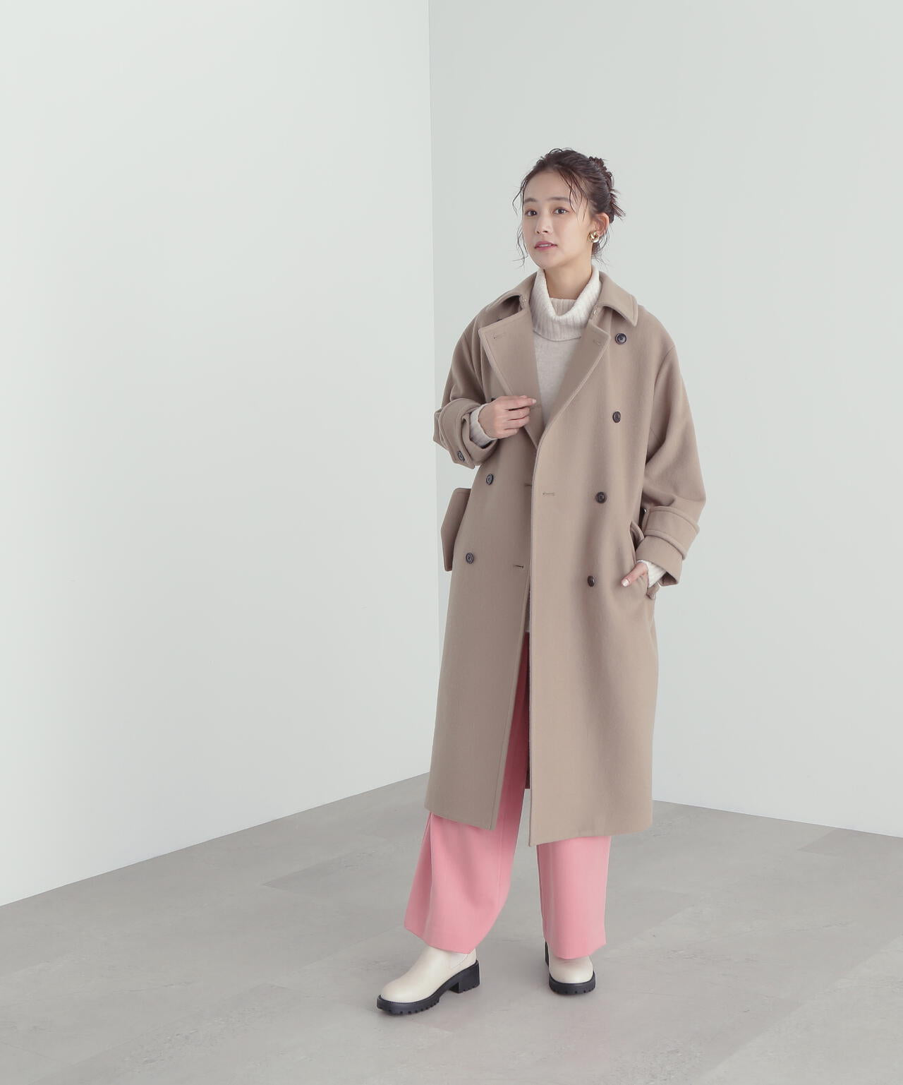 167cm 着用サイズ：M