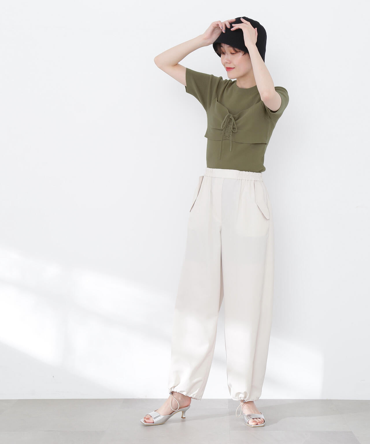168cm/B76/W60/H86 着用サイズ：M