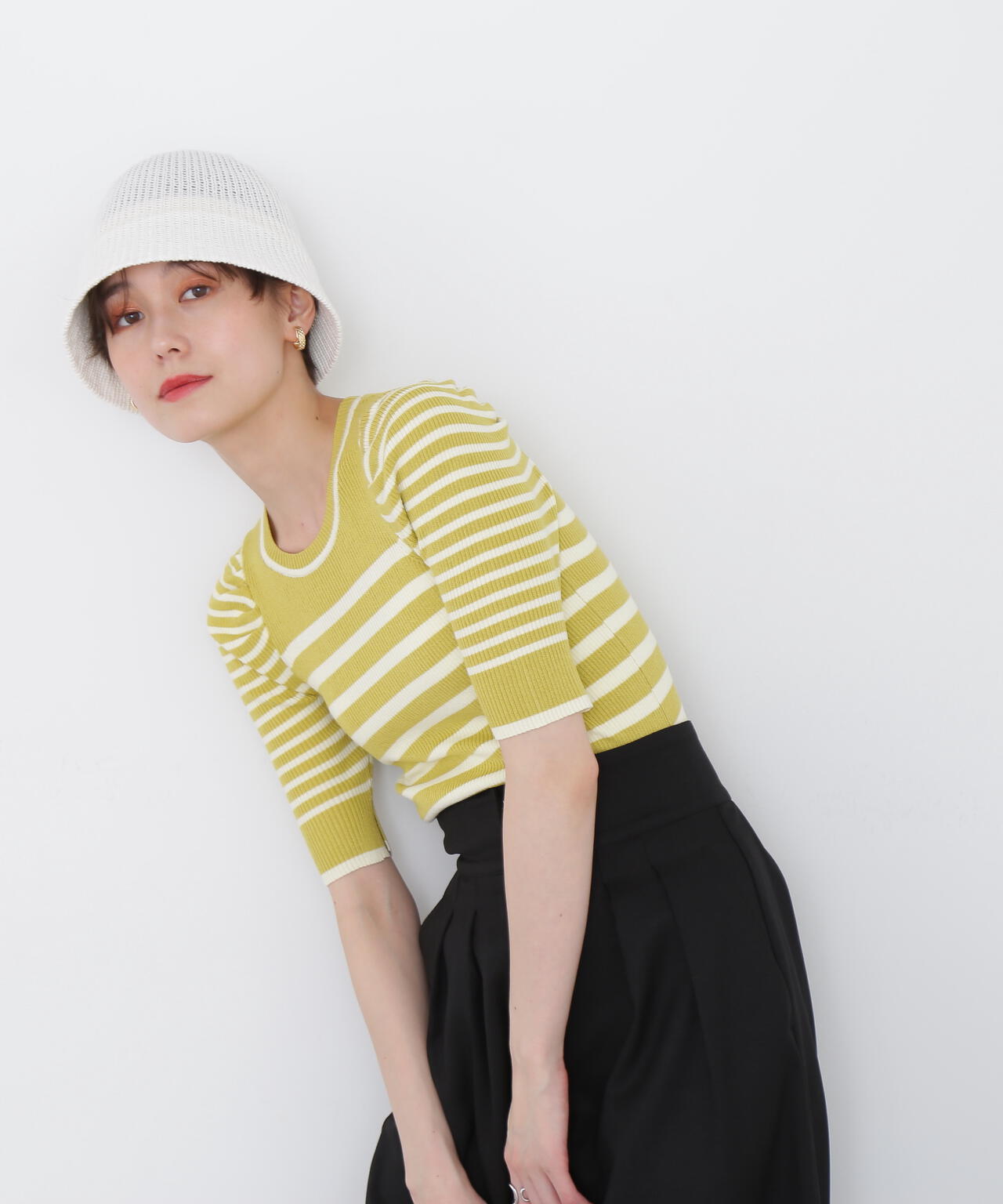 168cm/B76/W60/H86 着用サイズ：M
