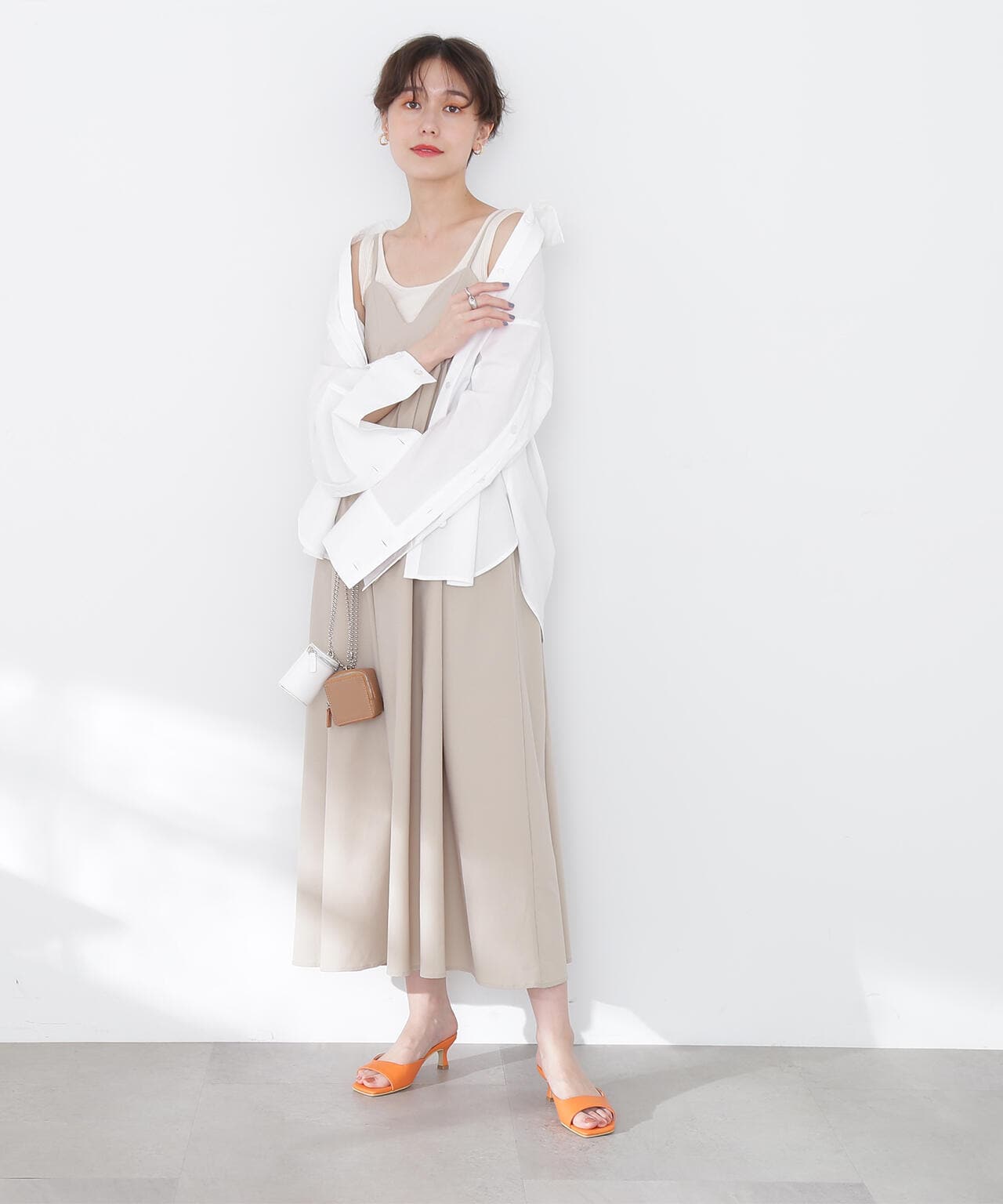 【花山瑞貴さん着用】デザインミュールサンダル