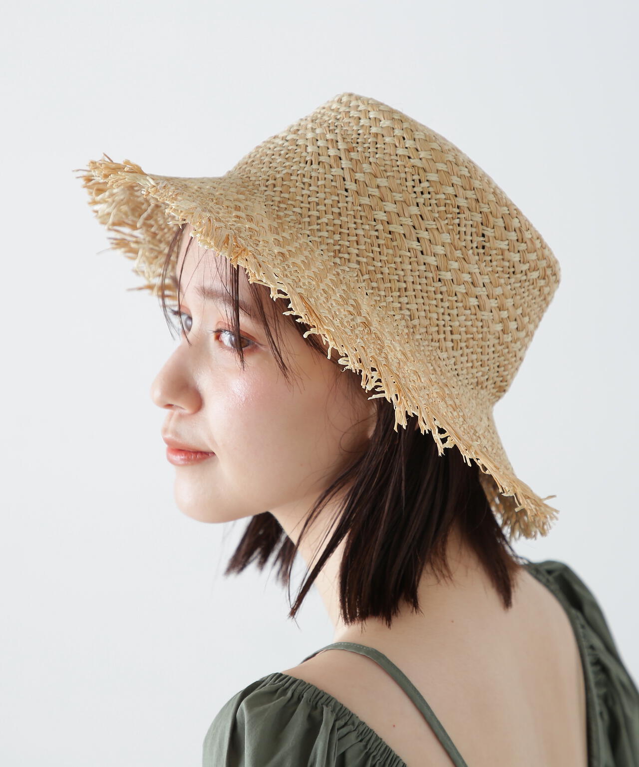 【花山瑞貴さん着用】柄編みハット
