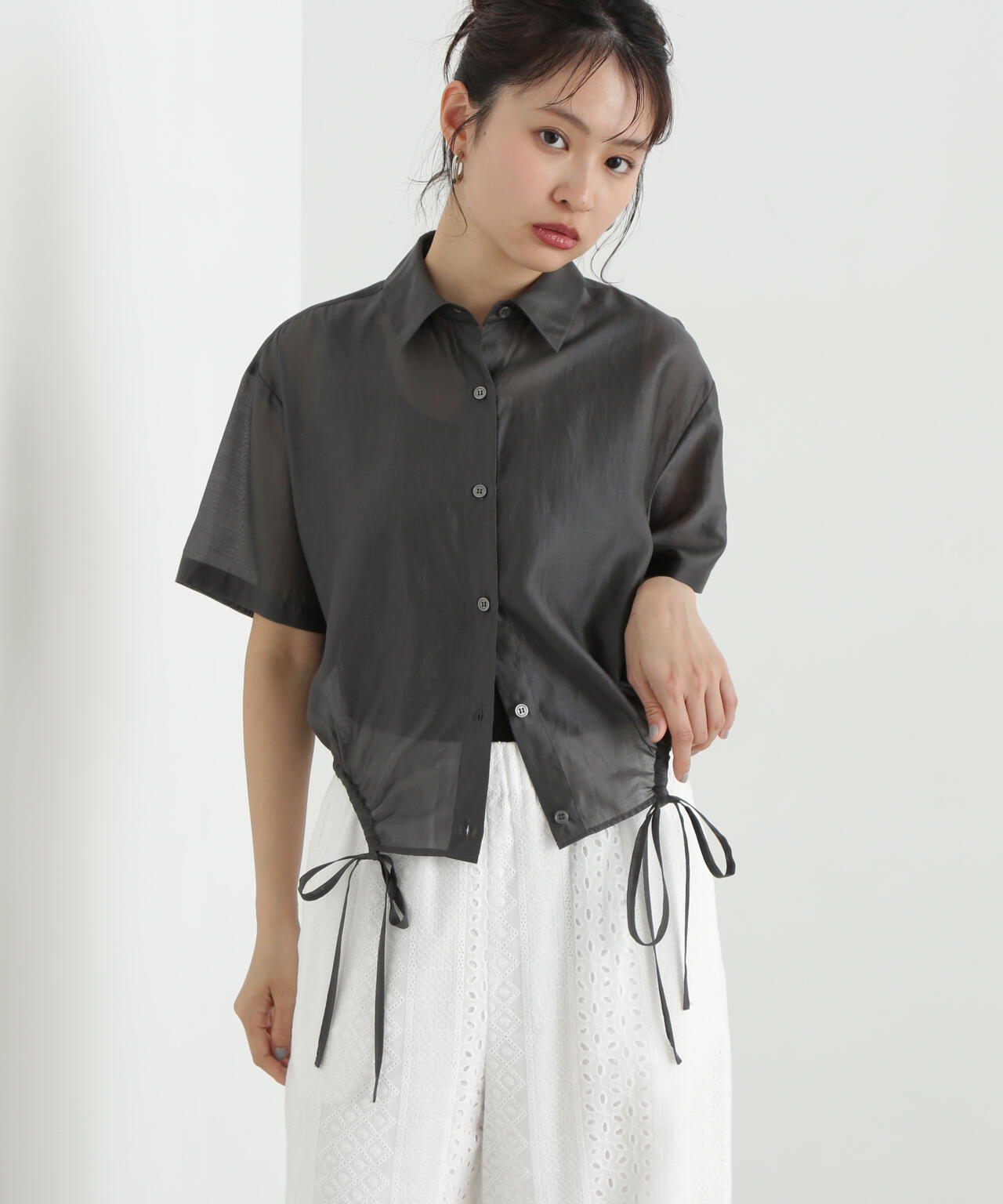 シアークロップドドロストシャツ | N. Natural Beauty Basic*（エヌ