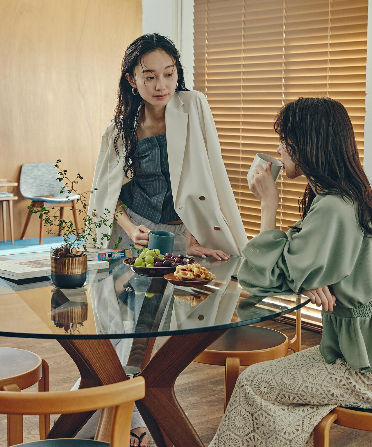 GIUNON アジャスタブルスリーブムートンコート レディース(横田 GIUNON アジャスタブルスリーブムートンコート レディース(横田