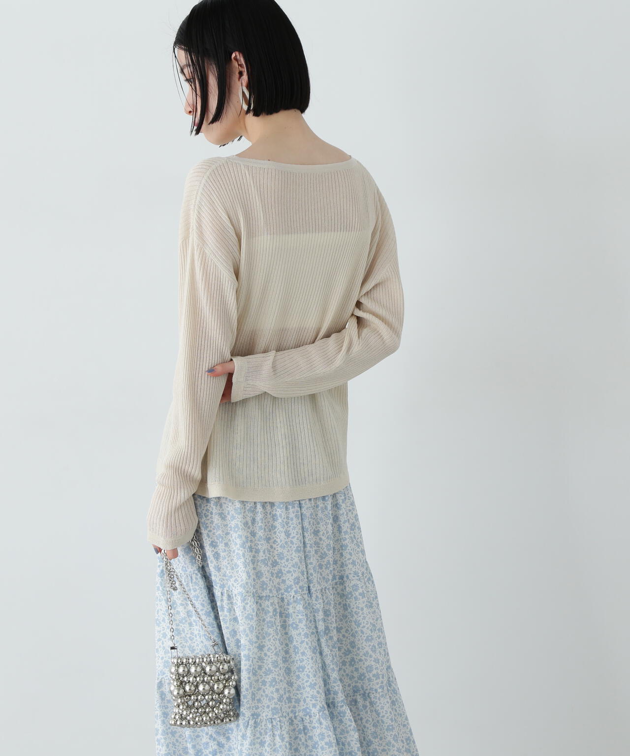 シアーリブゆるニット | N. Natural Beauty Basic*（エヌ