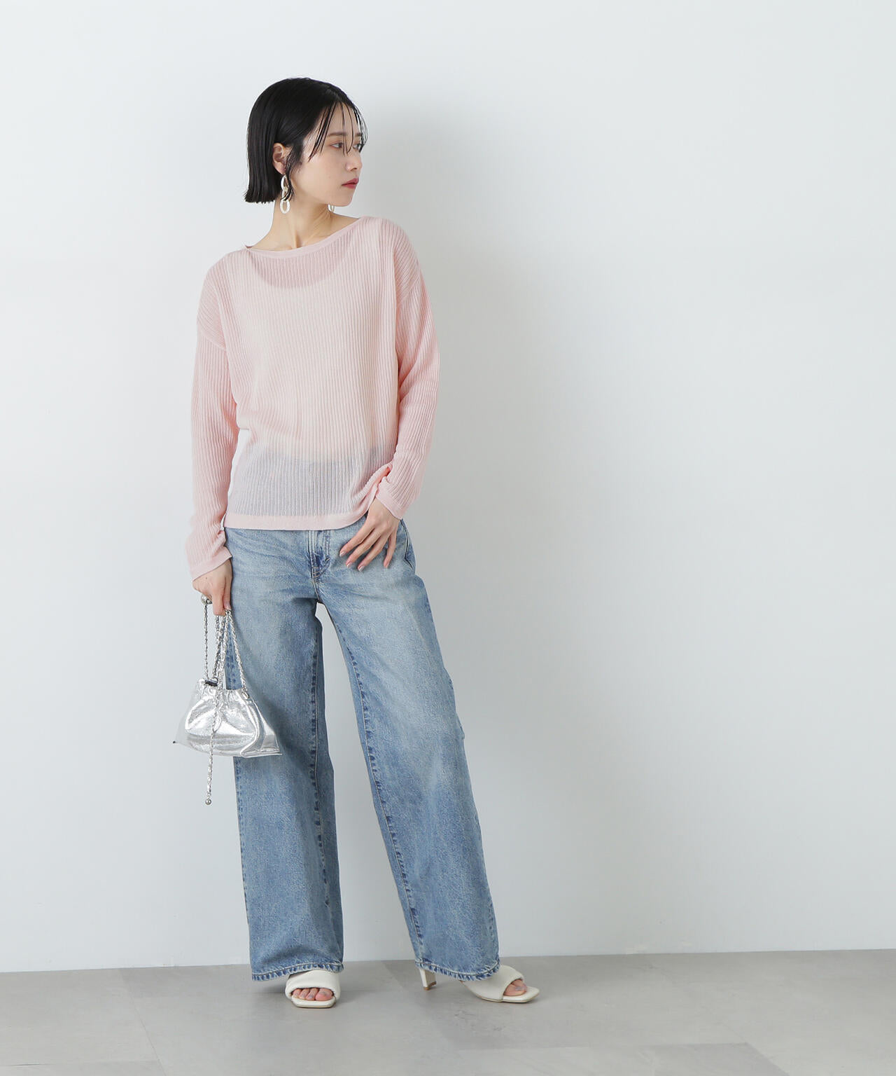 シアーリブゆるニット | N. Natural Beauty Basic*（エヌ