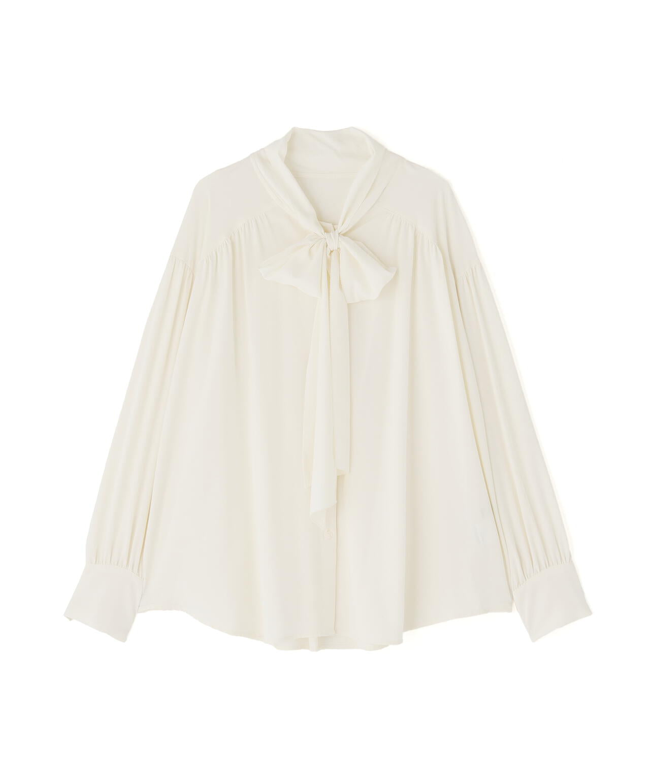 ヴィンテージサテンボウブラウス