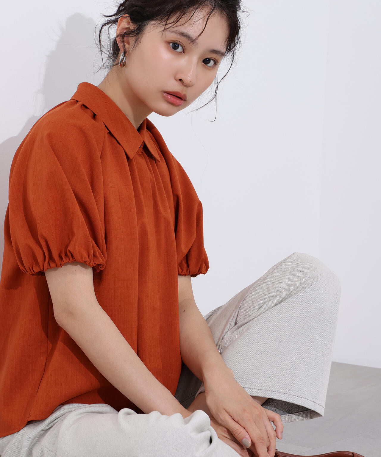 バルーンスリーブブラウス | N. Natural Beauty Basic*（エヌ