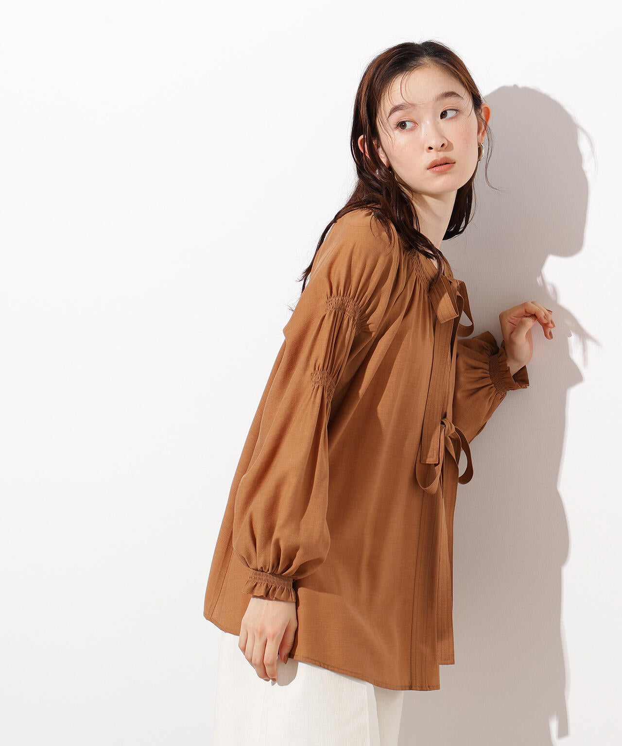 小室安未さん着用】2wayダブルリボンチュニックブラウス | N. Natural