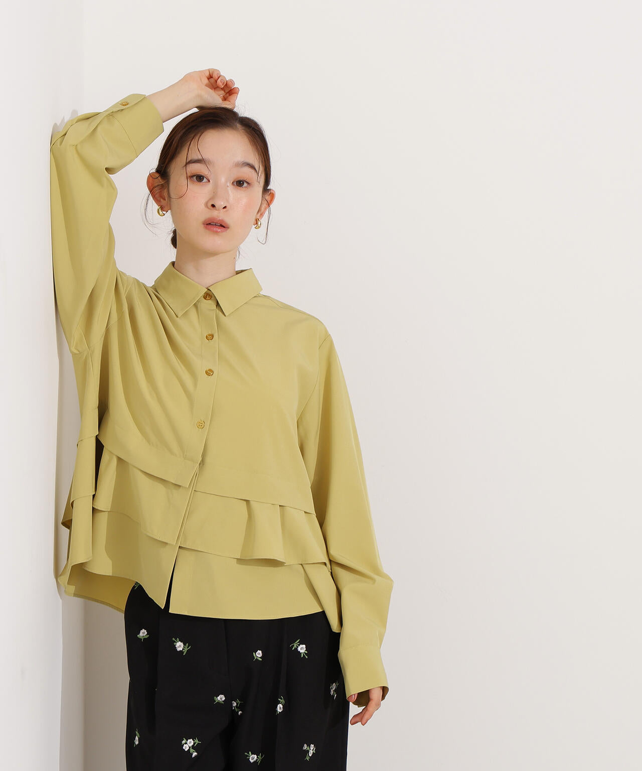 フリルヘムシャツ《ピンク：official site・一部店舗限定》 | N