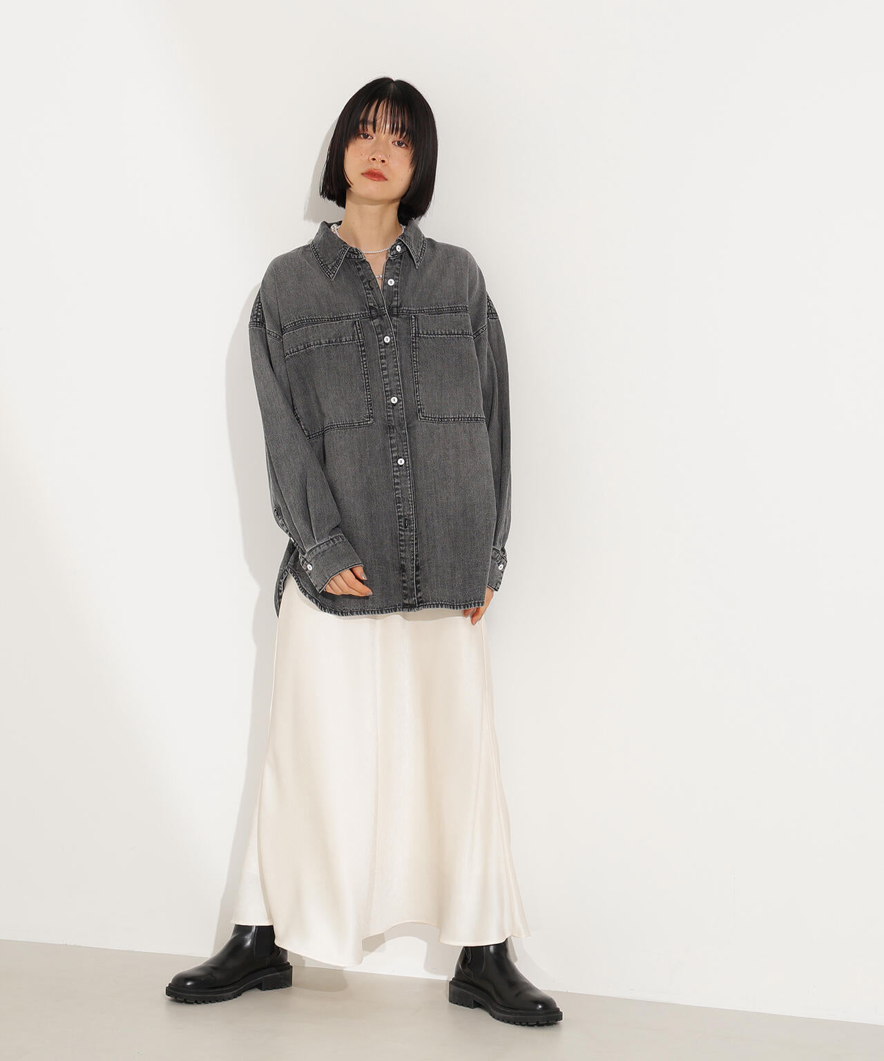 デニムオーバーシャツ