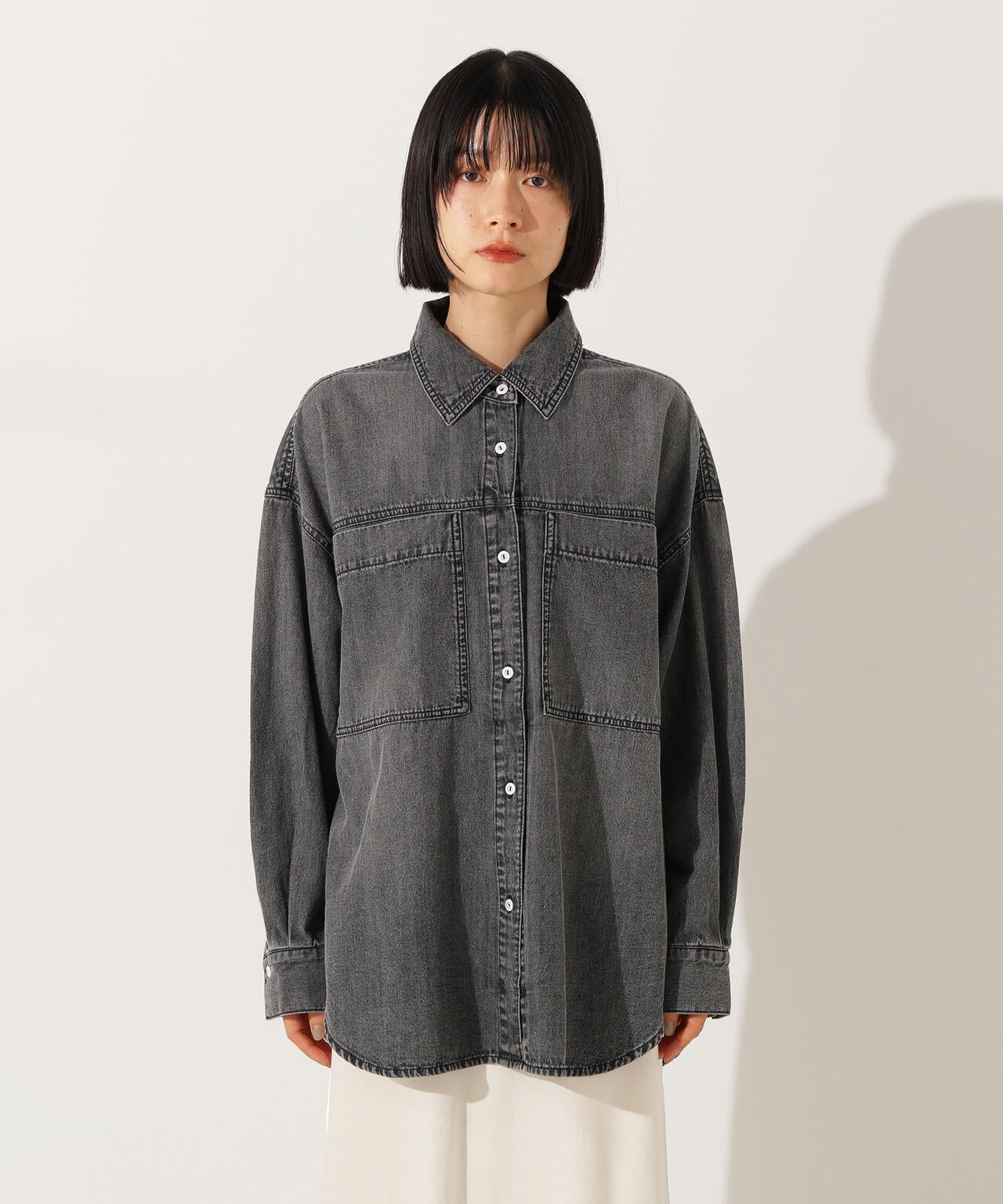 デニムオーバーシャツ