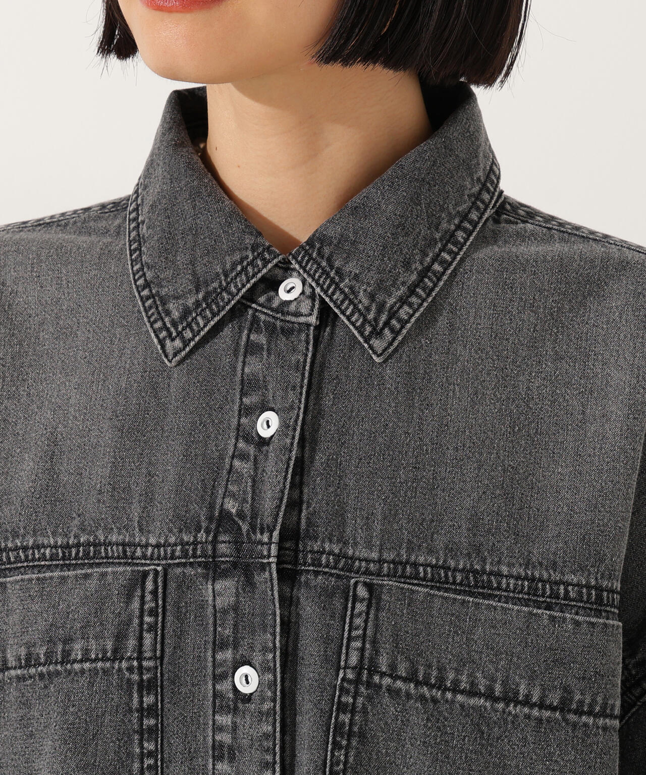 デニムオーバーシャツ