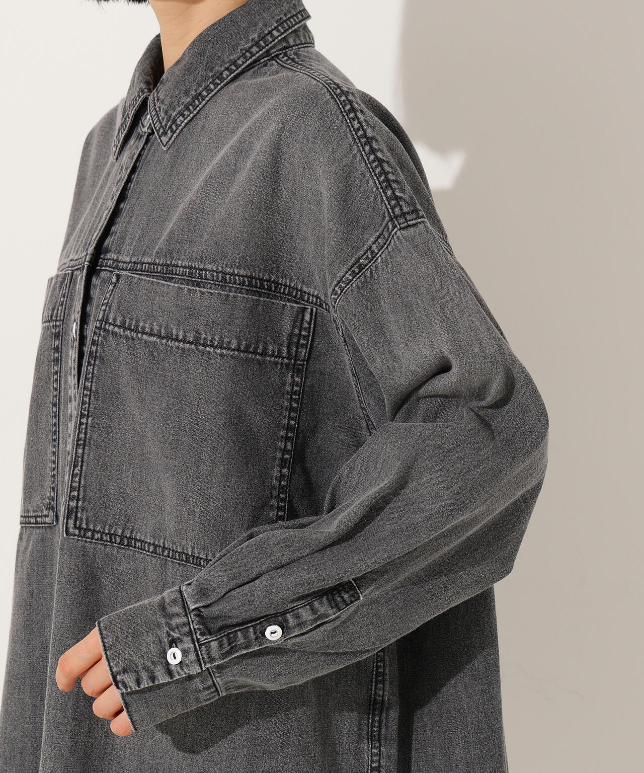 デニムオーバーシャツ
