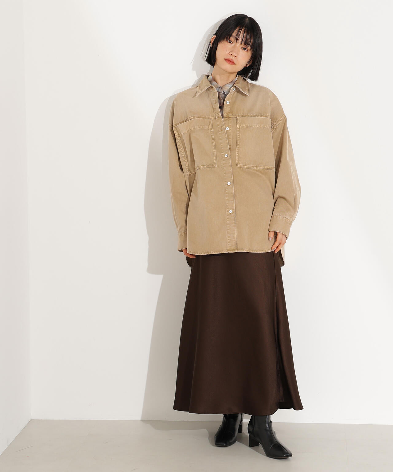 デニムオーバーシャツ