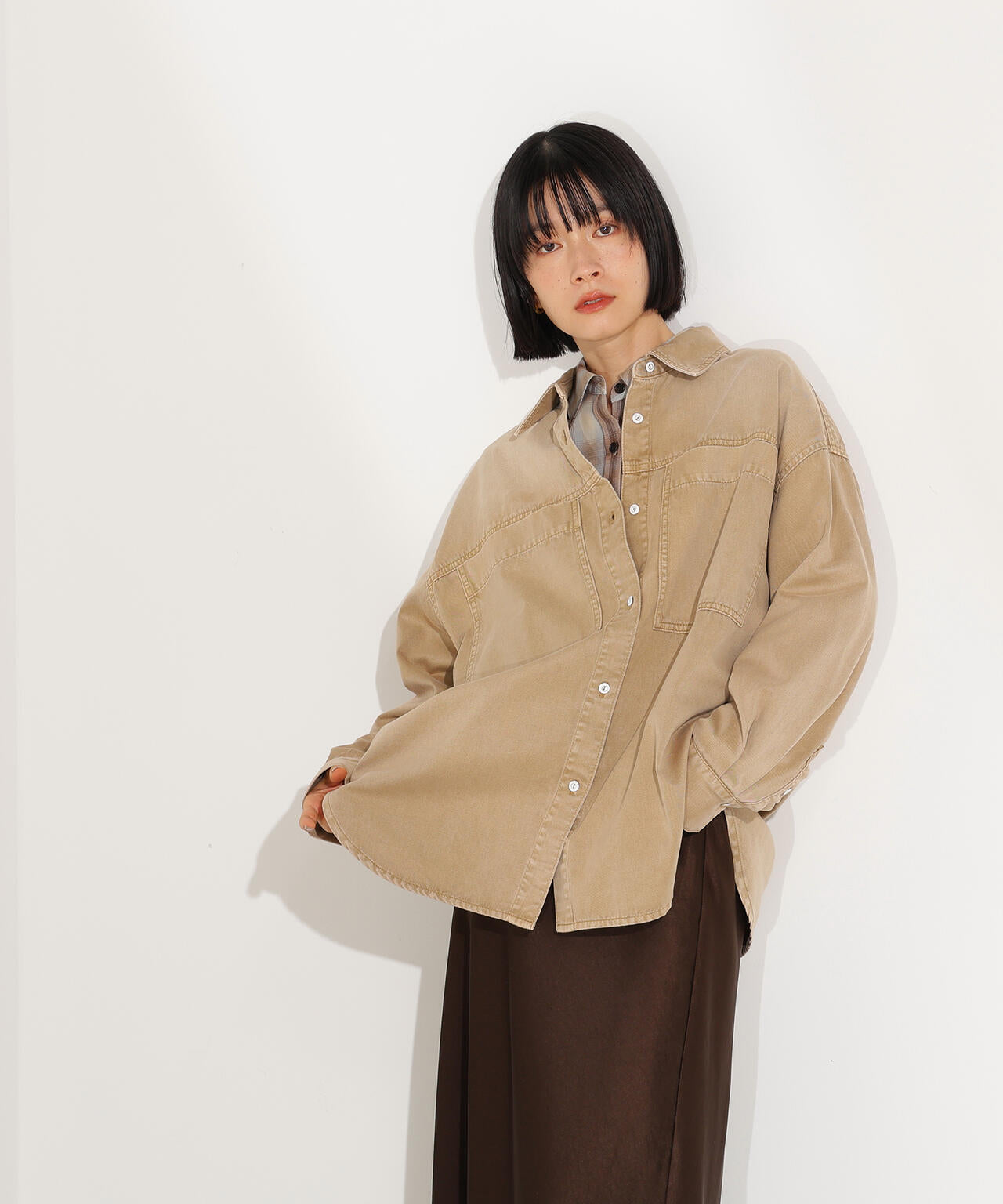 トップス N. 楽天市場】【SALE／50%OFF】フリルスタンドカラーブラウス N. Natural