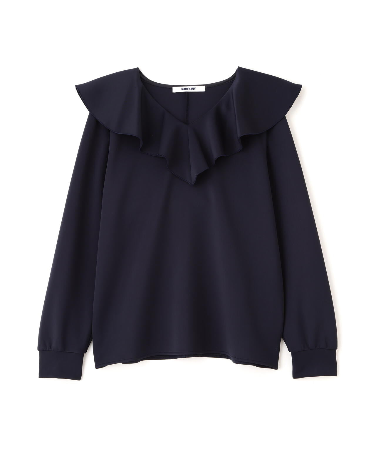 【好きを着て気分が高まる】洗える楽ちんキレイ見えラッフルブラウス