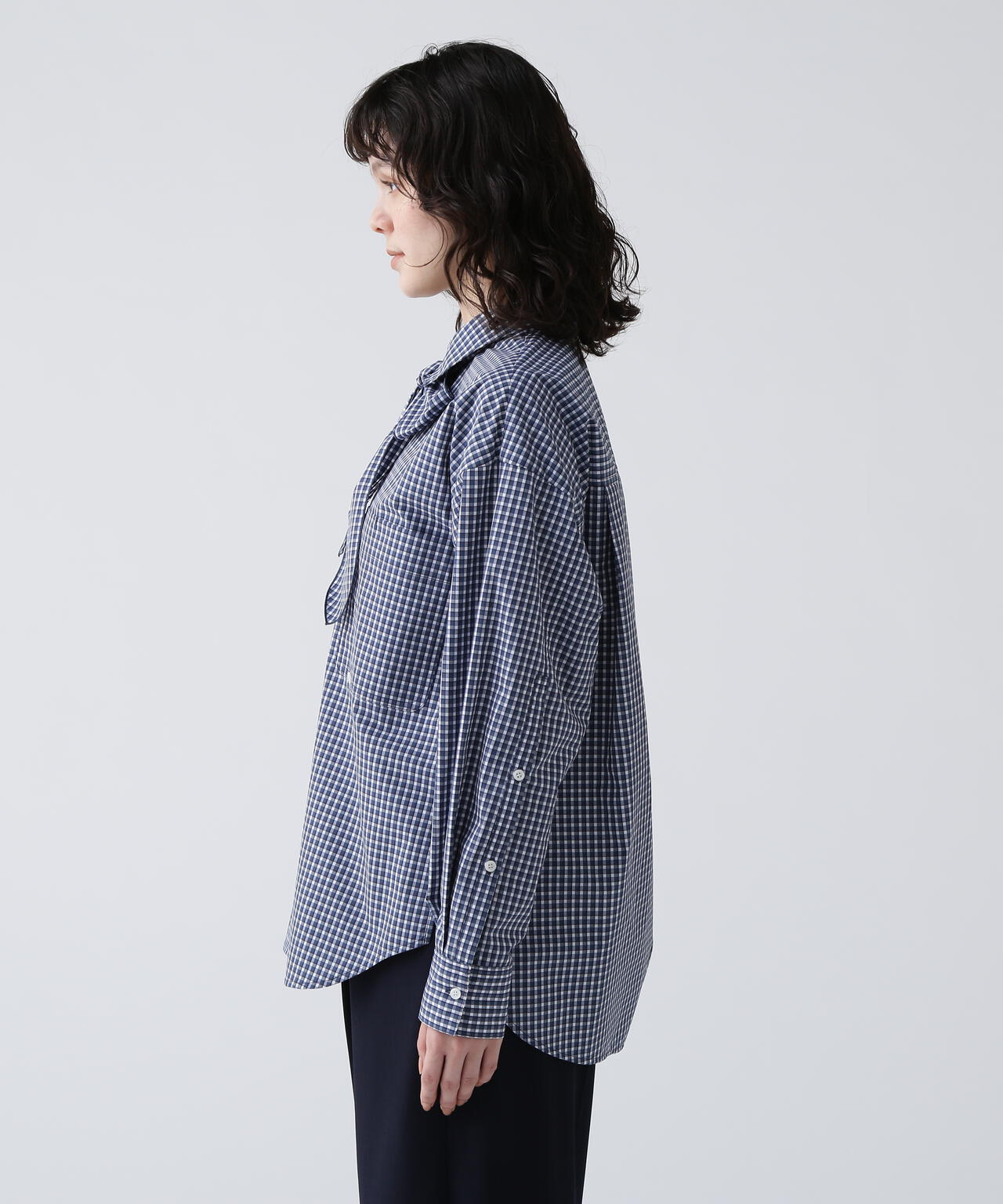 365ユーティリティー】 洗えるマルチWAYBIGシャツ | NAVYNAVY