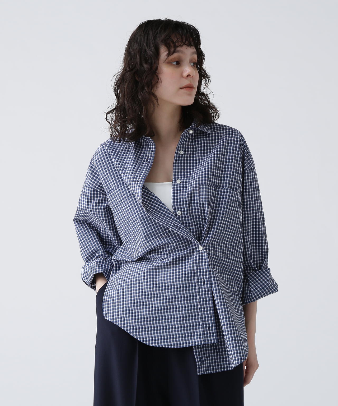 【365ユーティリティー】 洗えるマルチWAYBIGシャツ