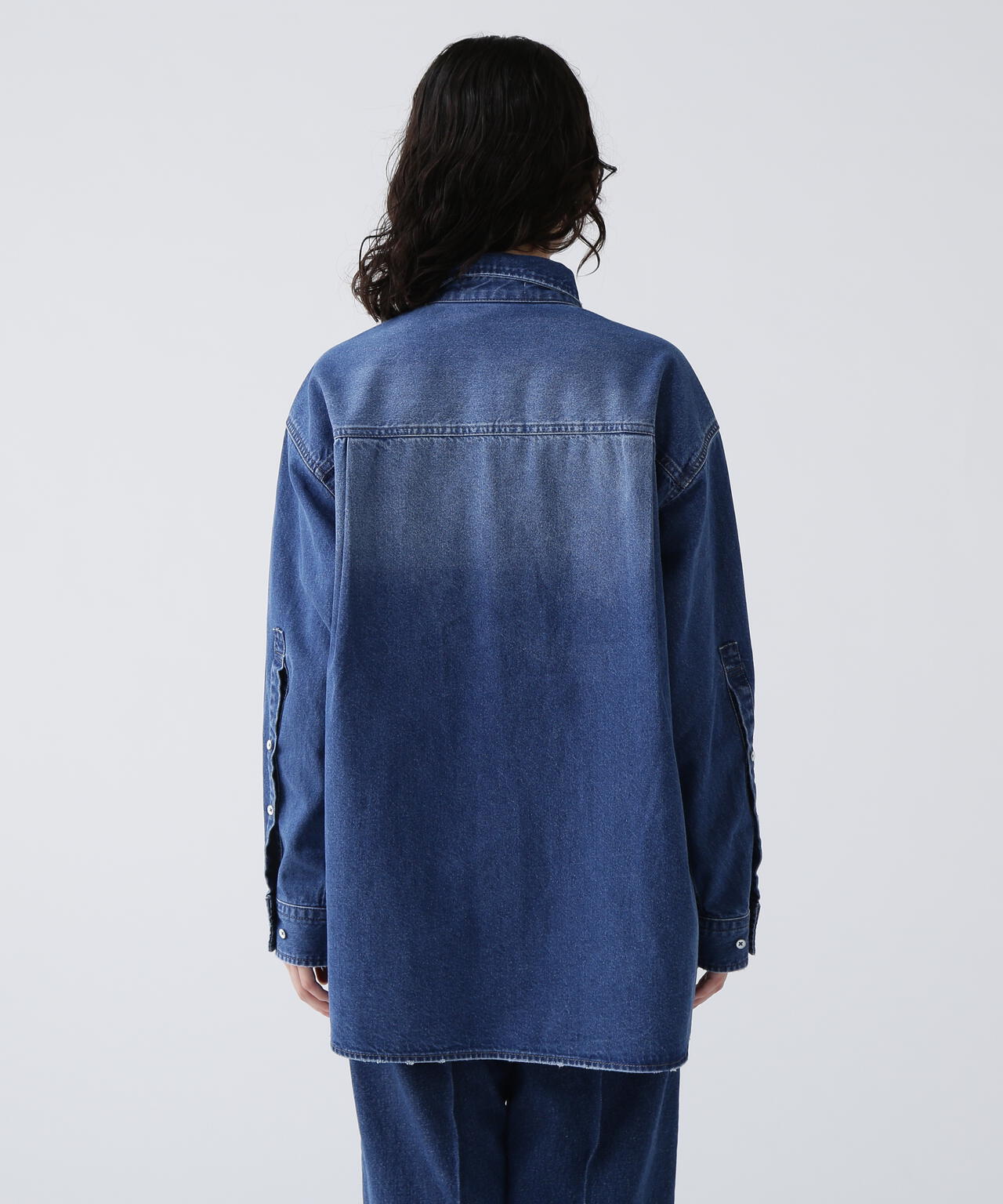 【365ユーティリティー】デニムBIGシャツ