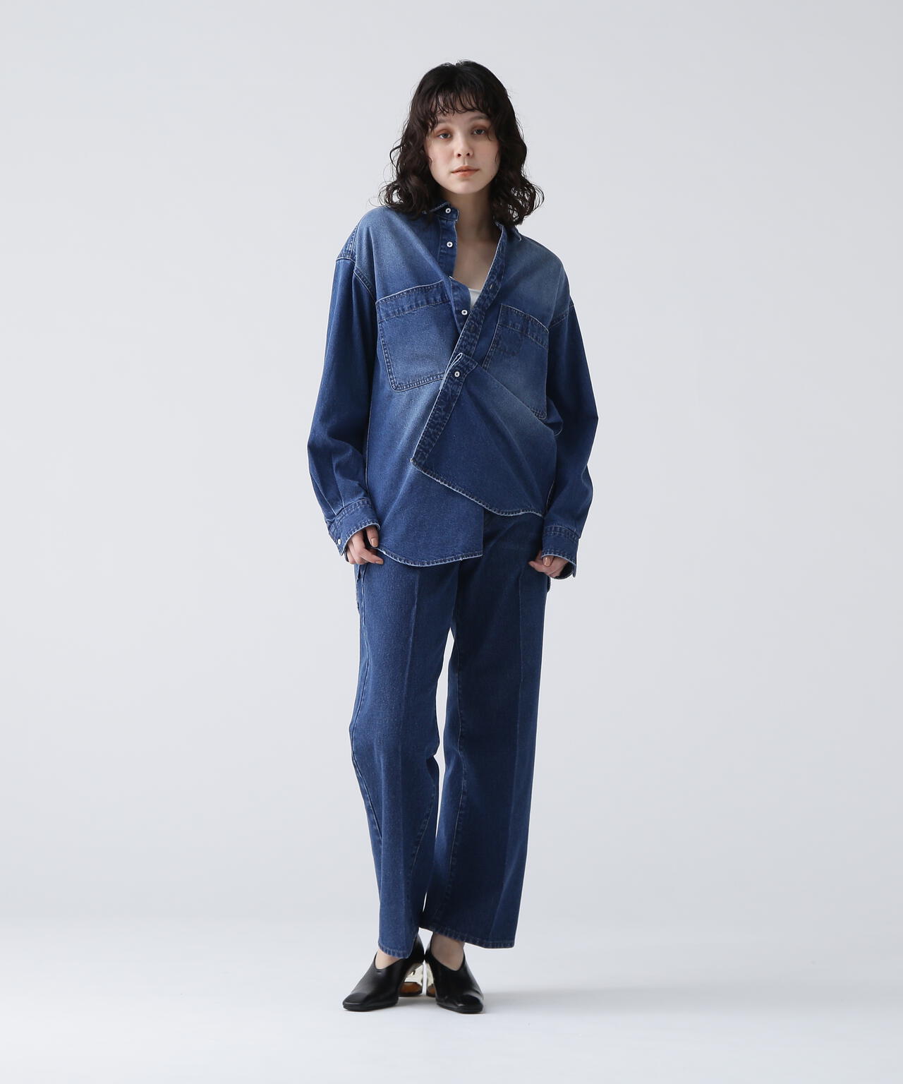 【365ユーティリティー】デニムBIGシャツ