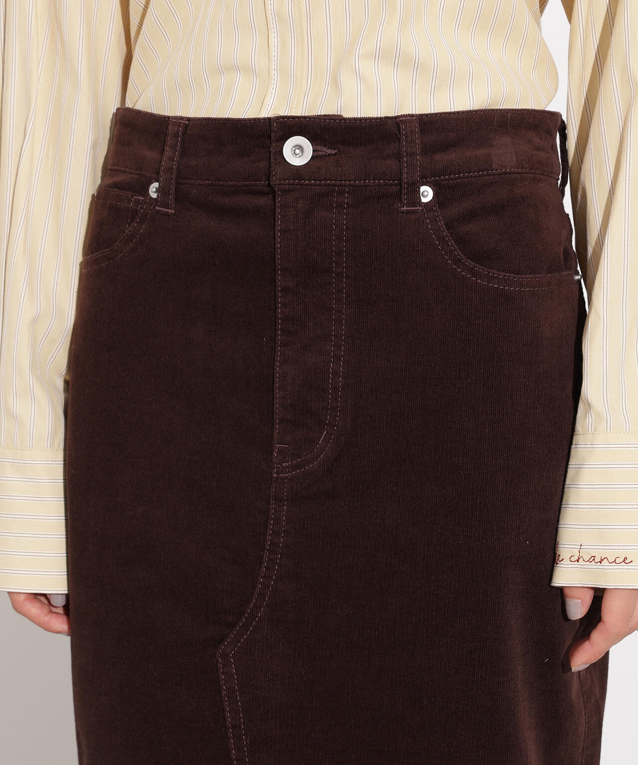 コーデュロイスリットスカート | N. Natural Beauty Basic*（エヌ