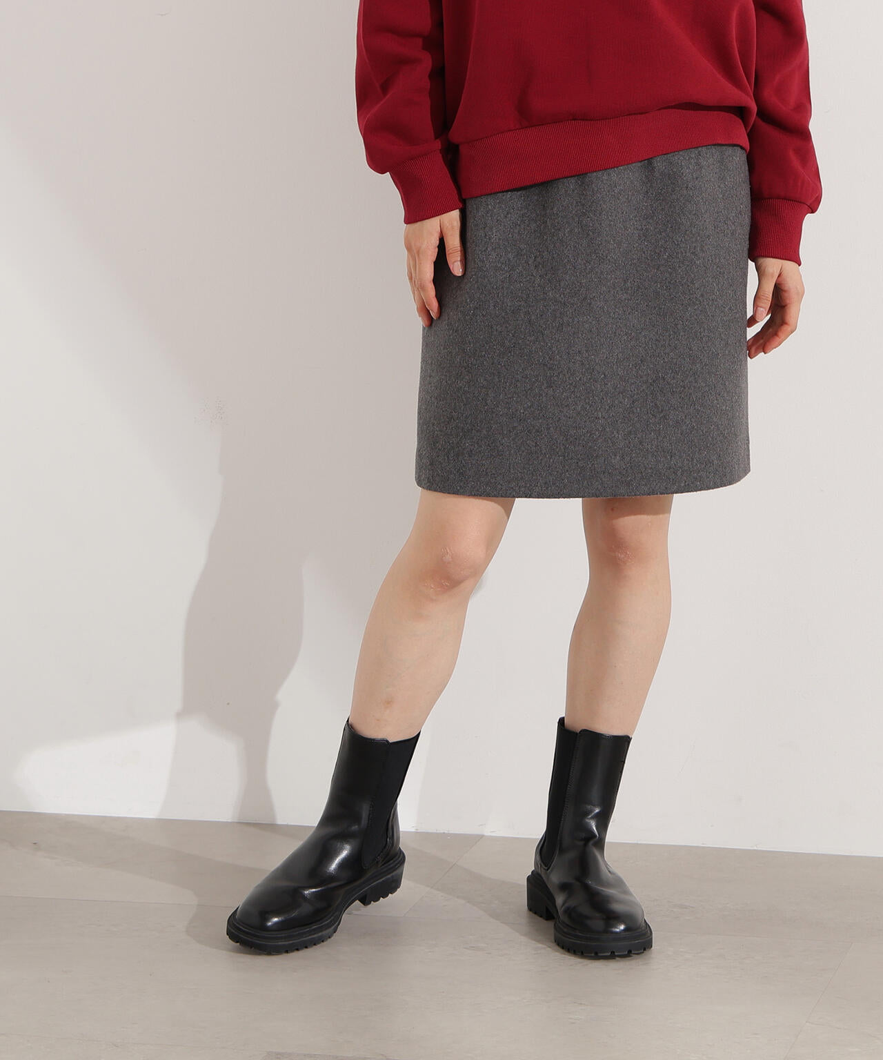 岸本セシルさん着用】フラノミニスカート | N. Natural Beauty