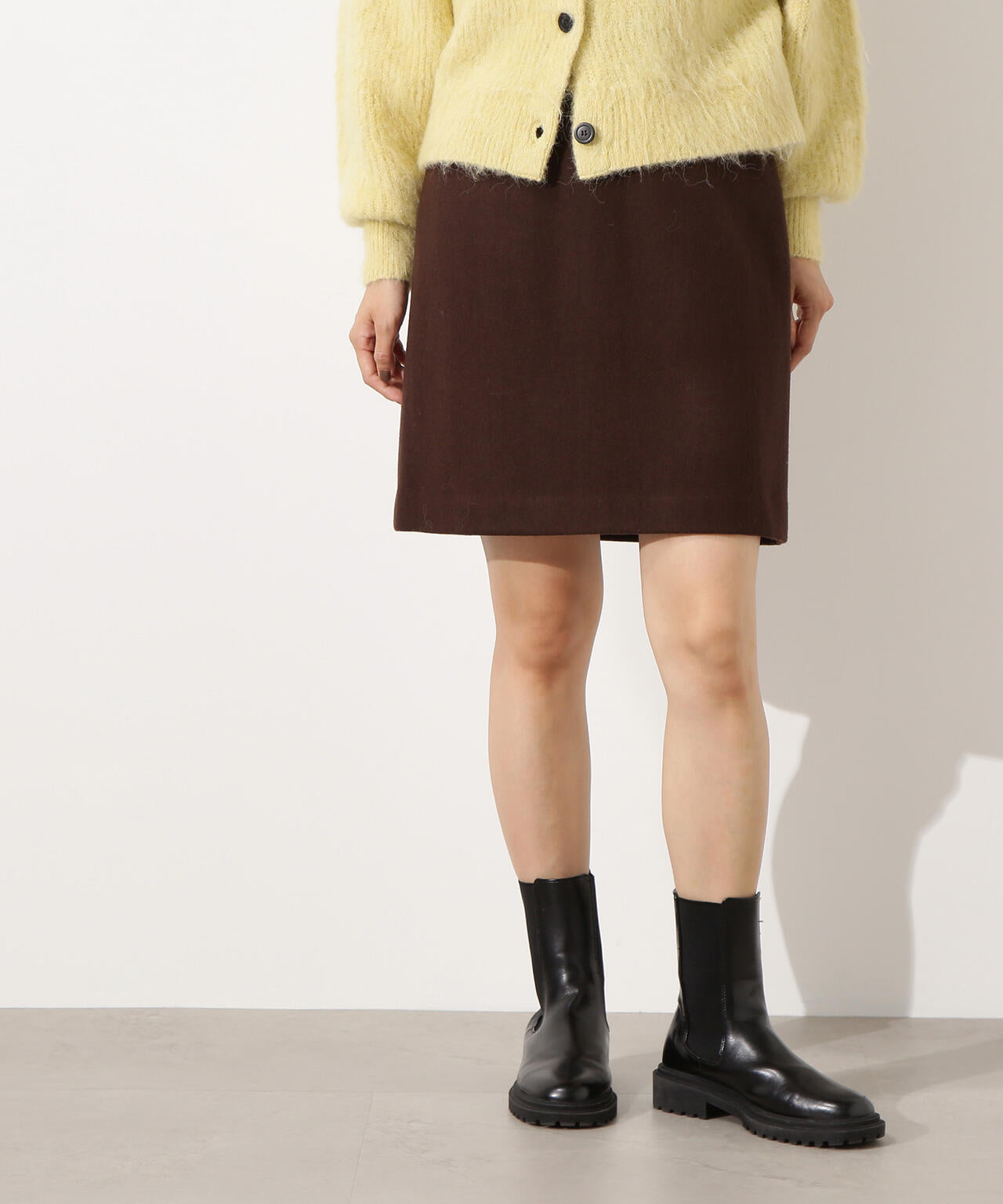 【岸本セシルさん着用】フラノミニスカート