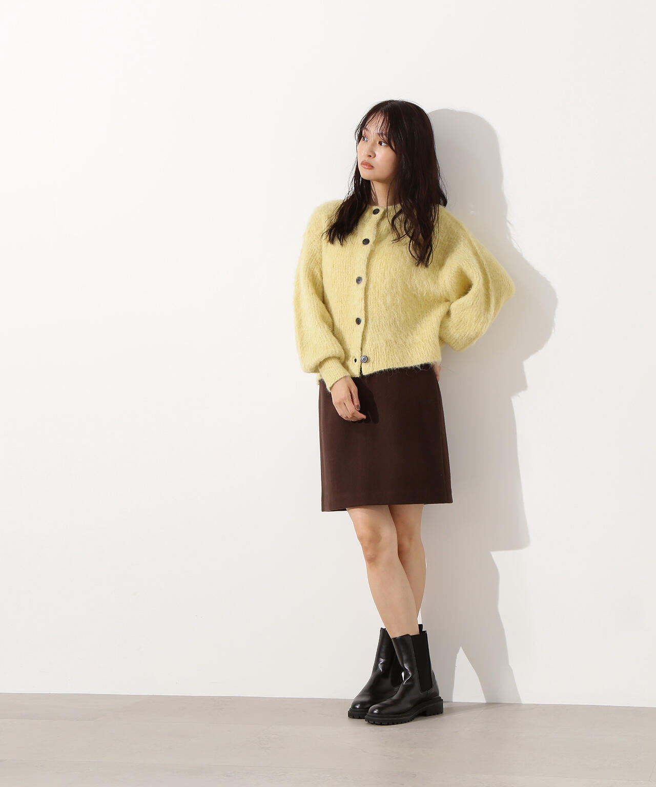 【岸本セシルさん着用】フラノミニスカート