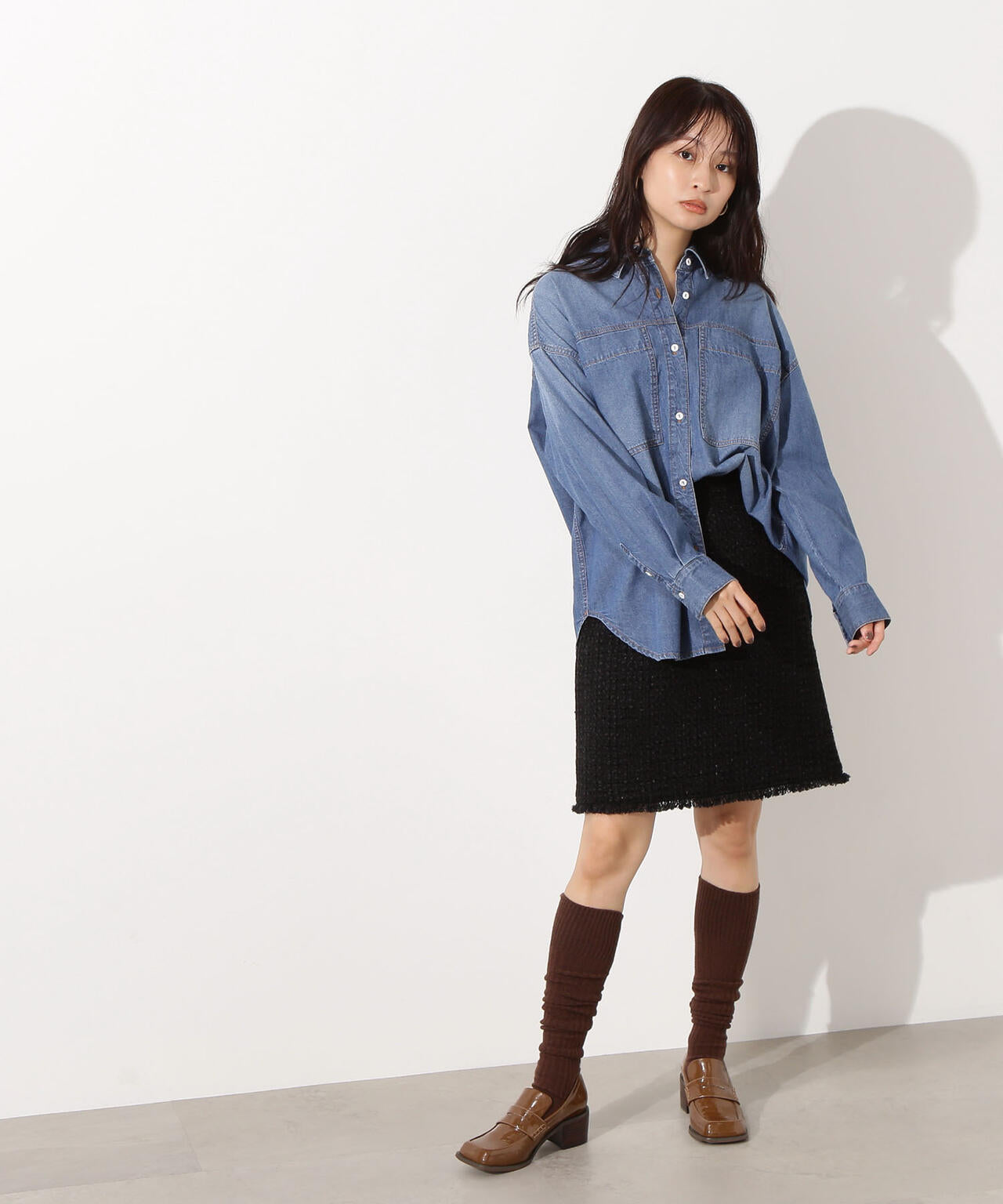 ツイード SETUP スカート