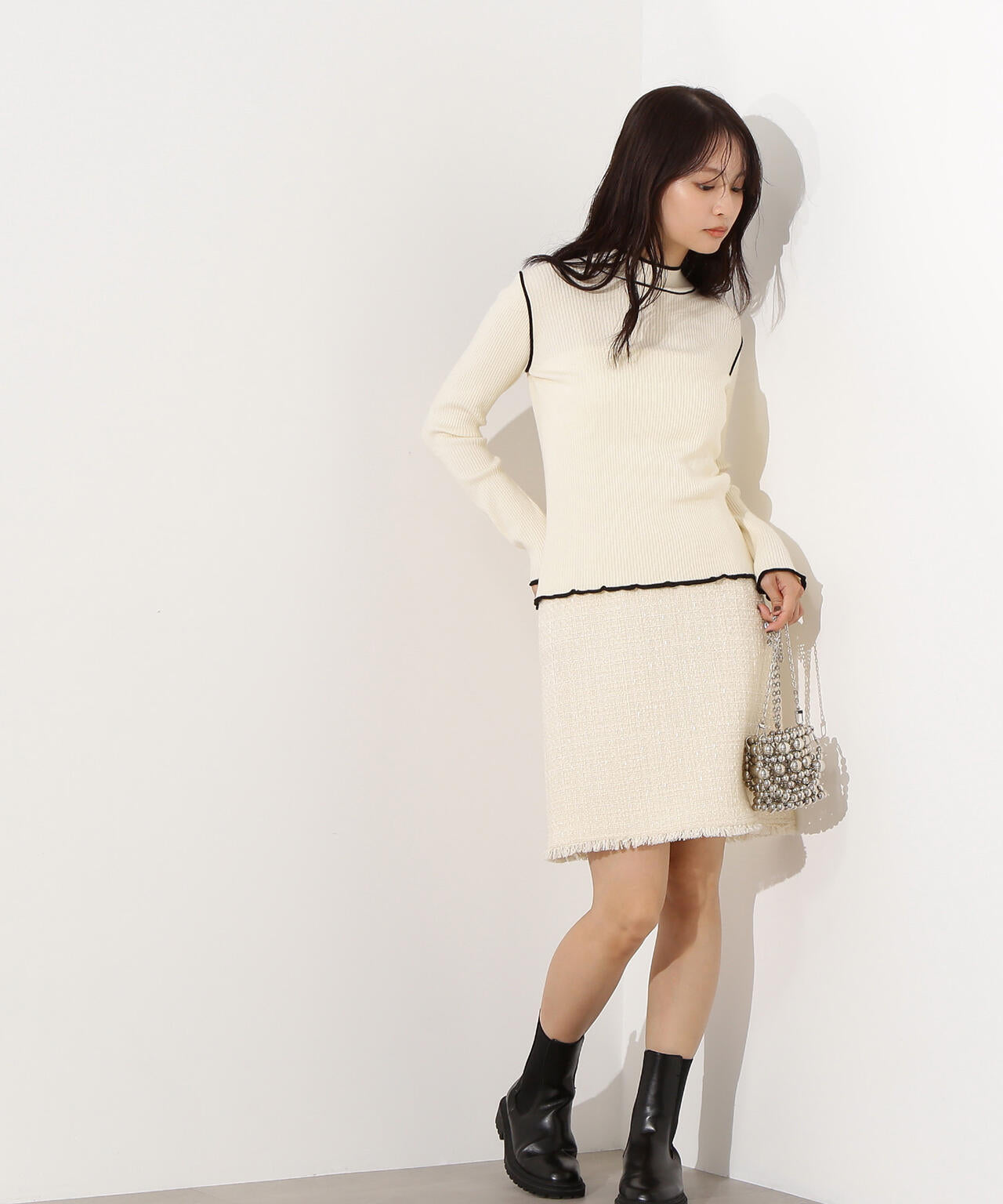 ツイード SETUP スカート