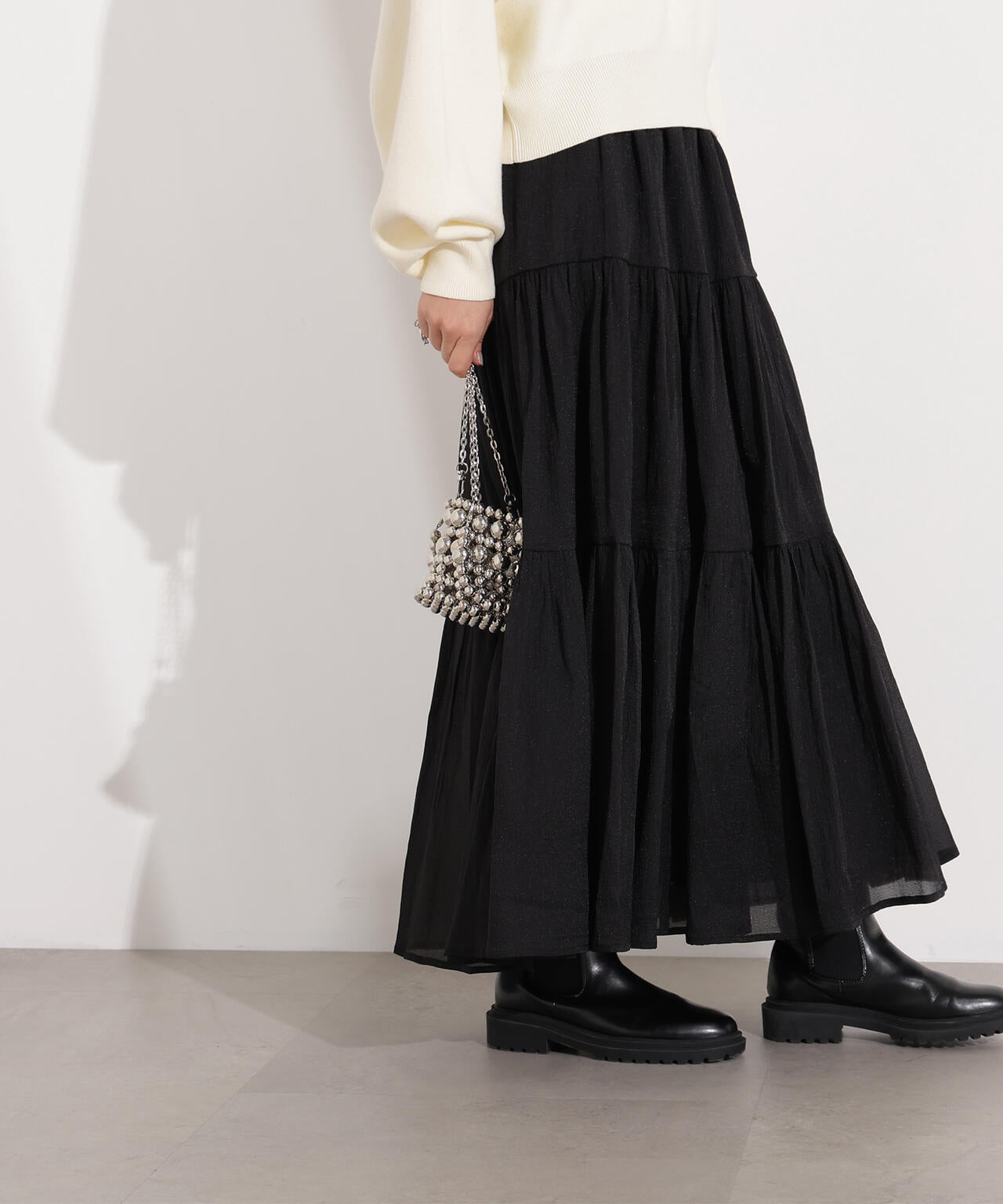 オーガンジーティアードスカート | N. Natural Beauty Basic*（エヌ