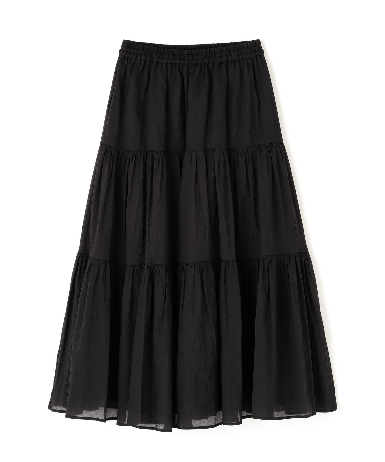 オーガンジーティアードスカート