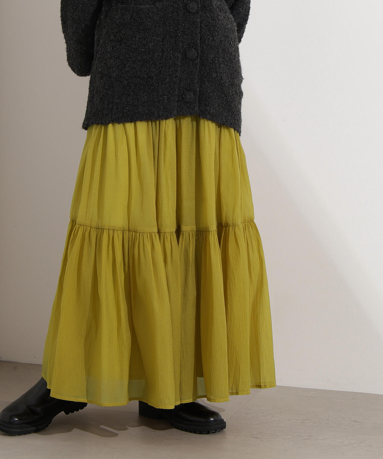 オーガンジーティアードスカート | N. Natural Beauty Basic